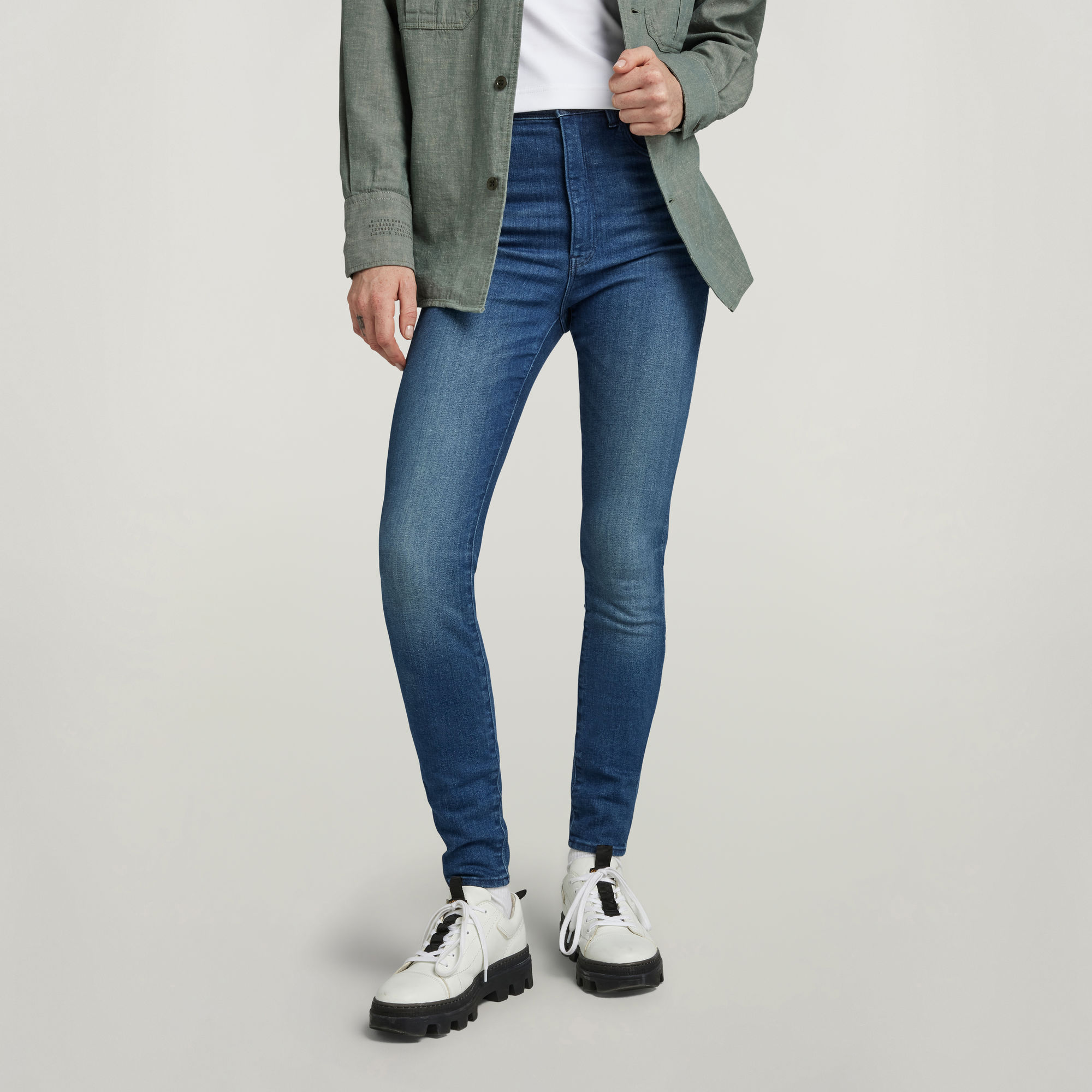 Kafey Ultra High Skinny Jeans - Mittelblau - Damen