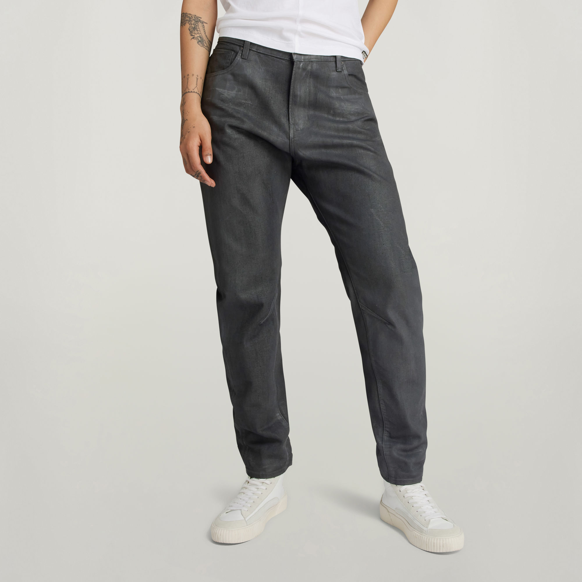 G-Star RAW Arc 3D Boyfriend Jeans Grijs Dames