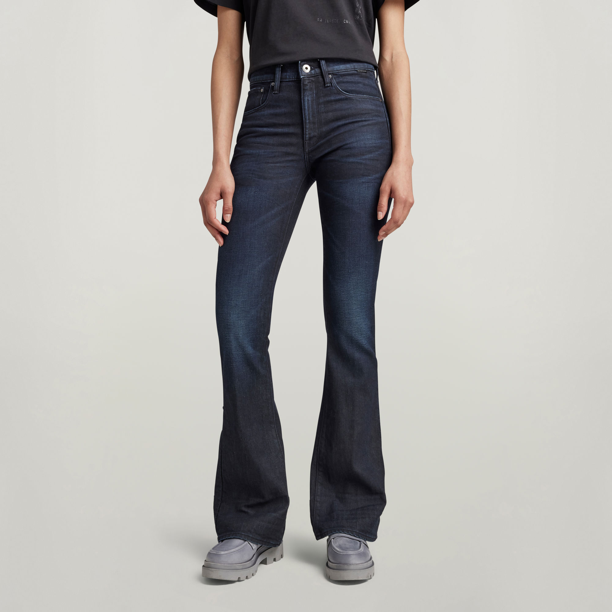 

3301 Flare Jeans - Donkerblauw - Dames