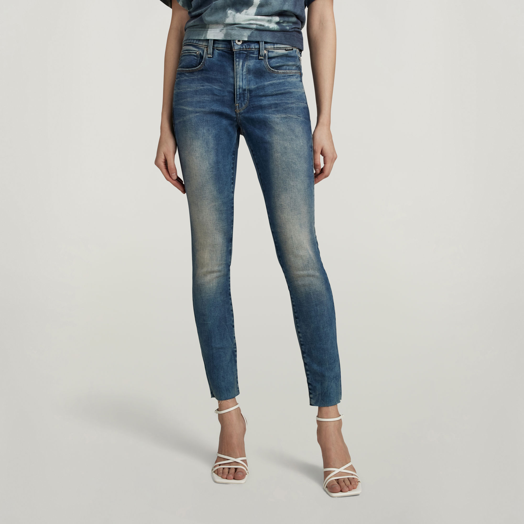 

3301 Skinny Ankle Jeans - Midden blauw - Dames