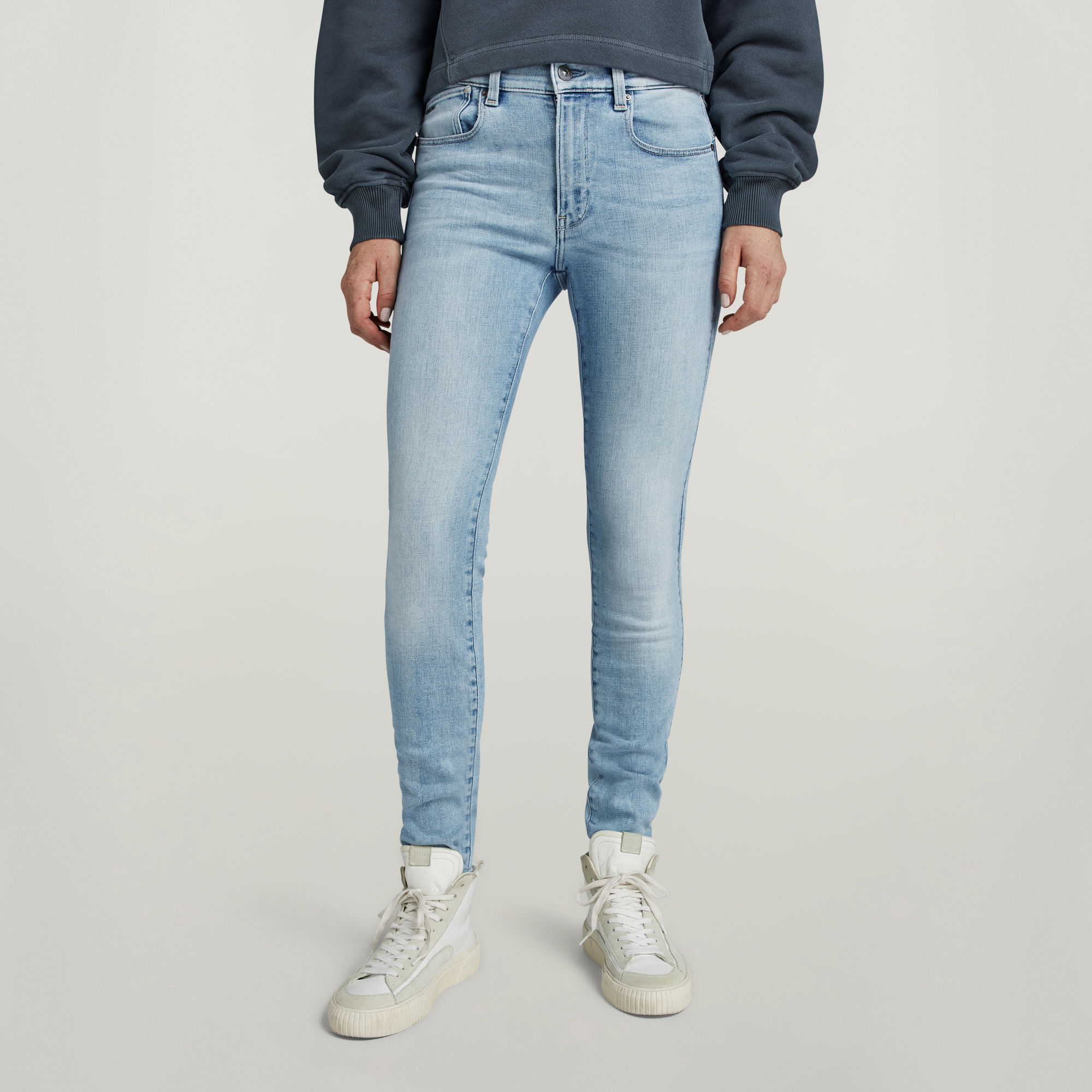 G-Star RAW Lhana Skinny Jeans - Lichtblauw - Dames