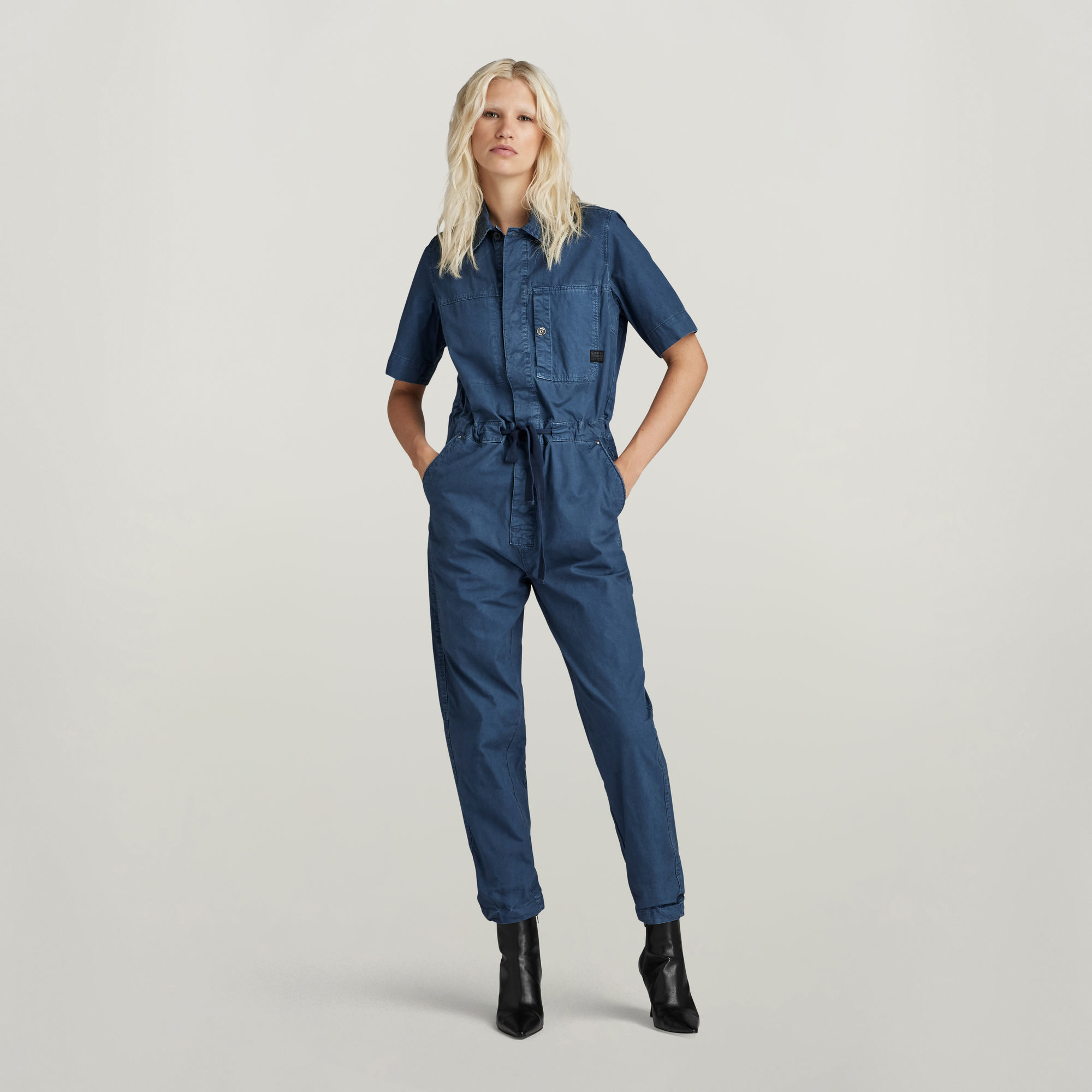 G-Star RAW Army Jumpsuit Midden blauw Dames