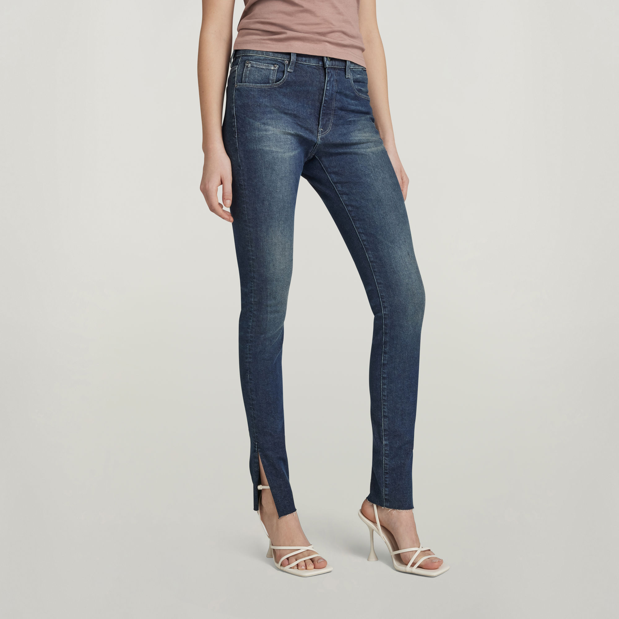 

3301 Skinny Slit Jeans - Dark blue - Women