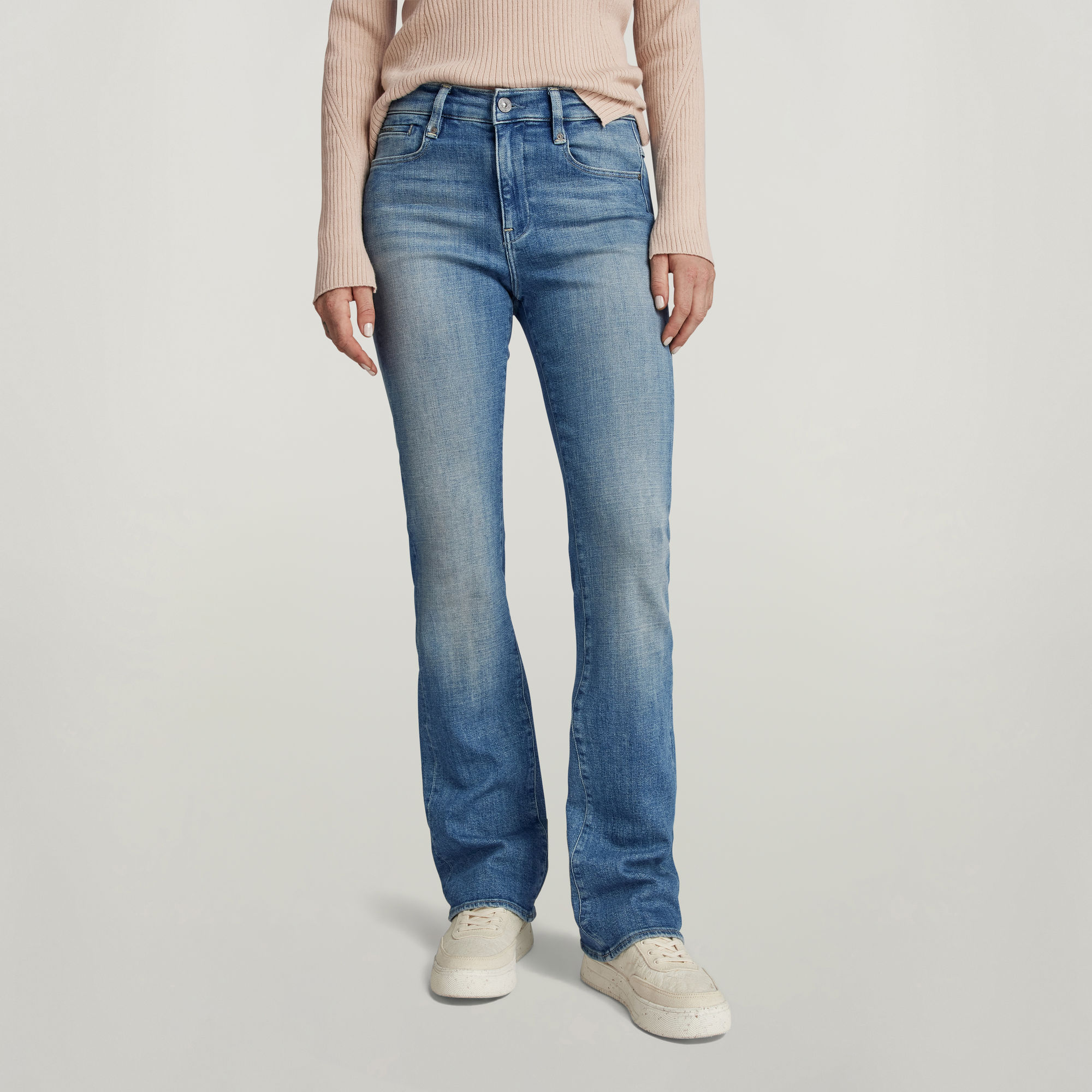 

Noxer Bootcut Jeans - Mittelblau - Damen