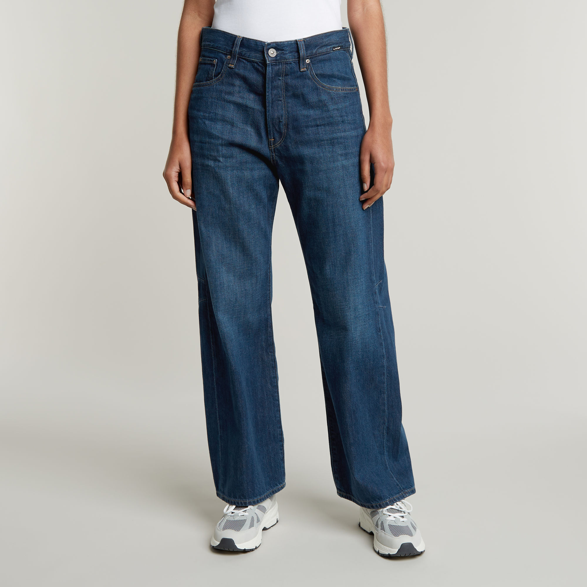 G-Star RAW Bowey Ankle Boyfriend 3D Jeans Donkerblauw Dames
