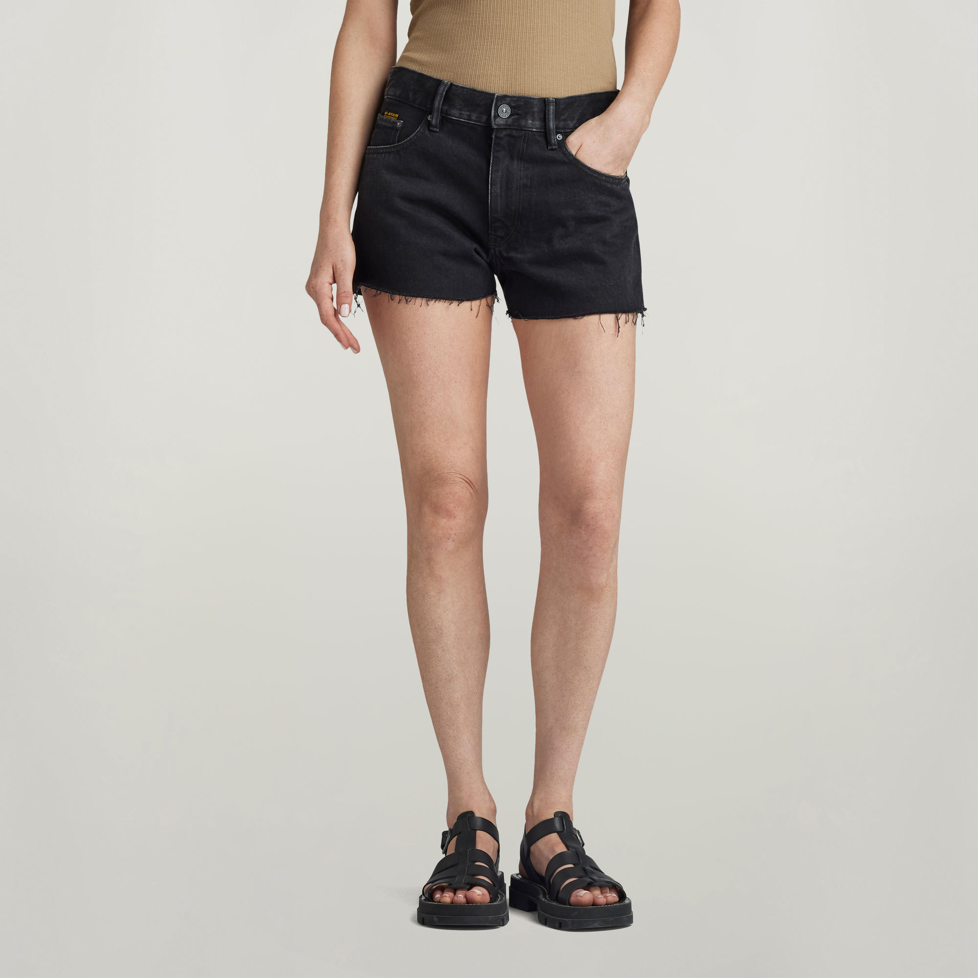 

True Shorts Raw Edge - Black - Women