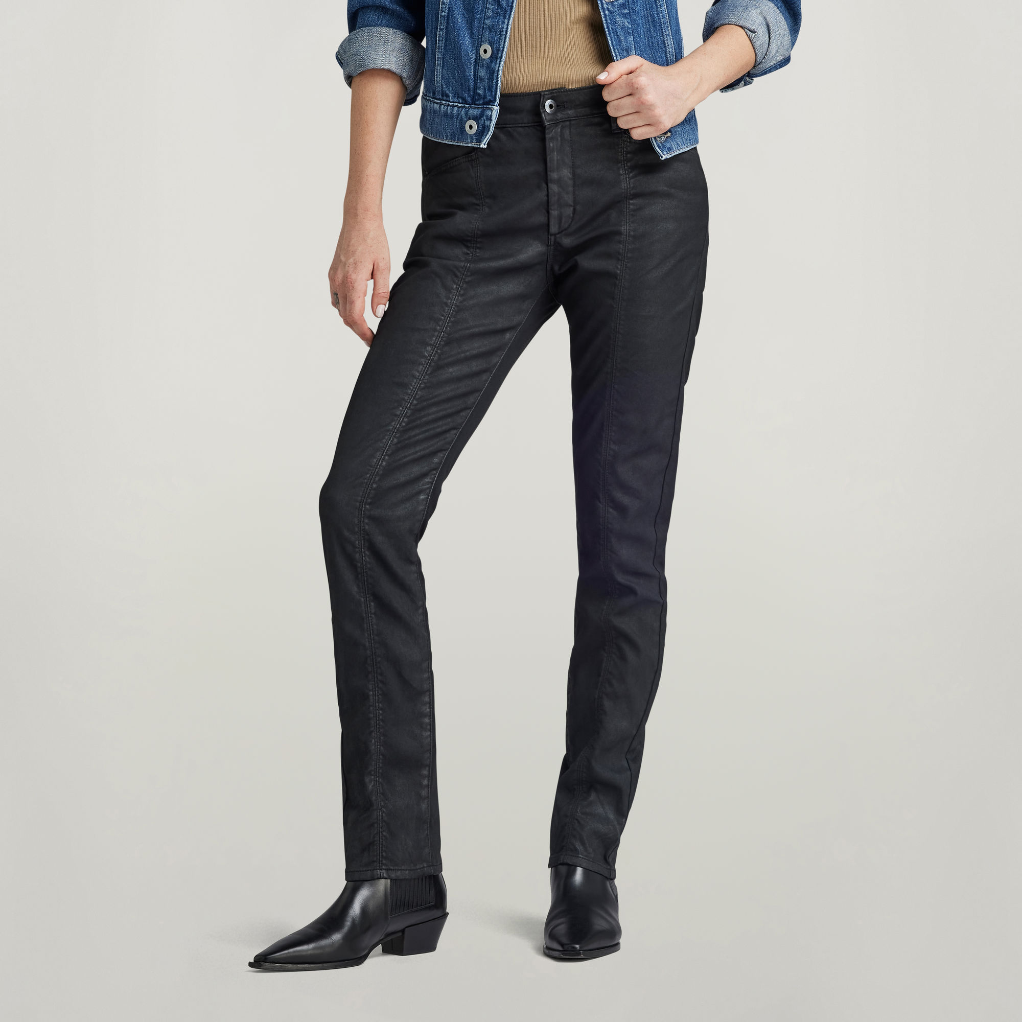 

High Skinny Pants - Black - Women