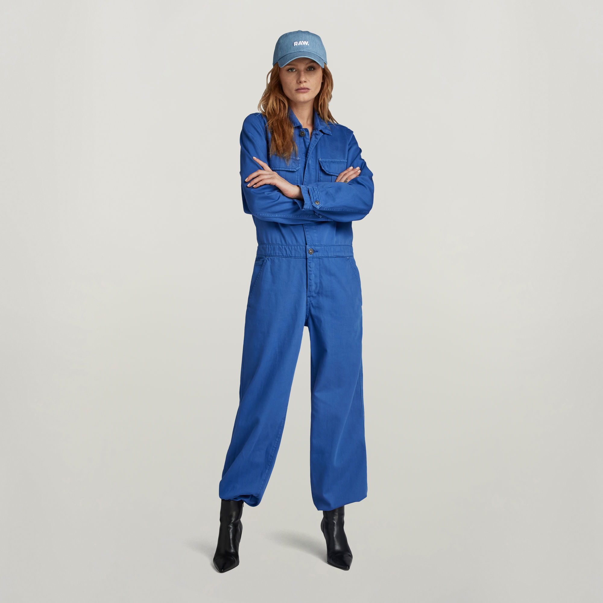 Painter Overall Jumpsuit - Mittelblau - Damen