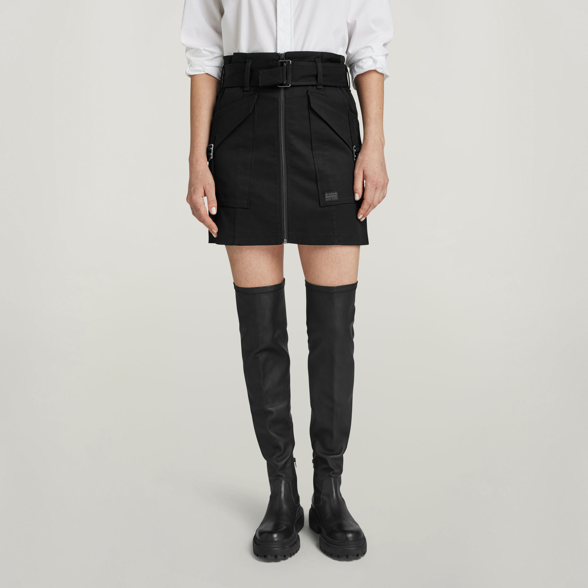 

Mini Cargo Skirt - Black - Women