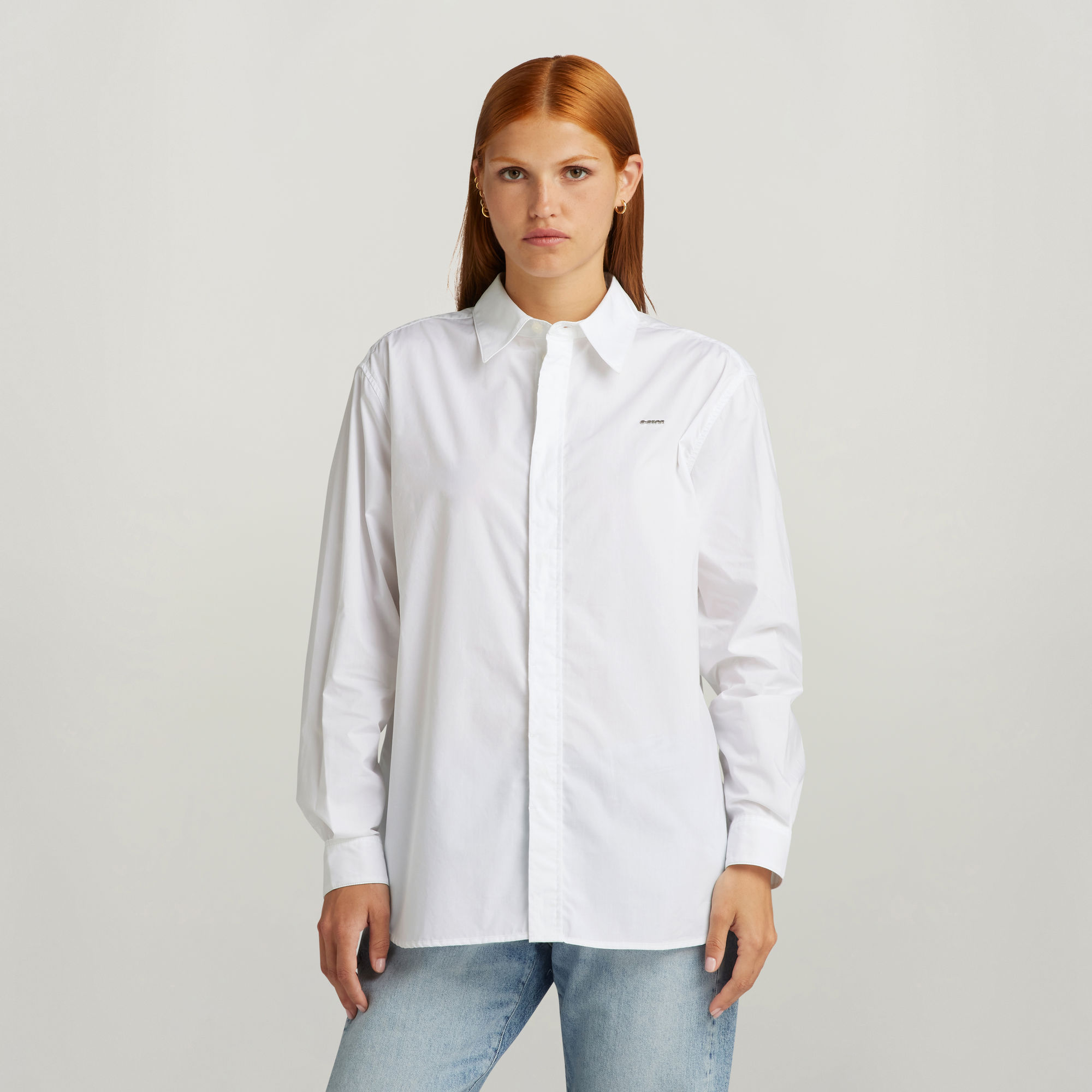 G-Star RAW Boyfriend Shirt - Wit - Dames