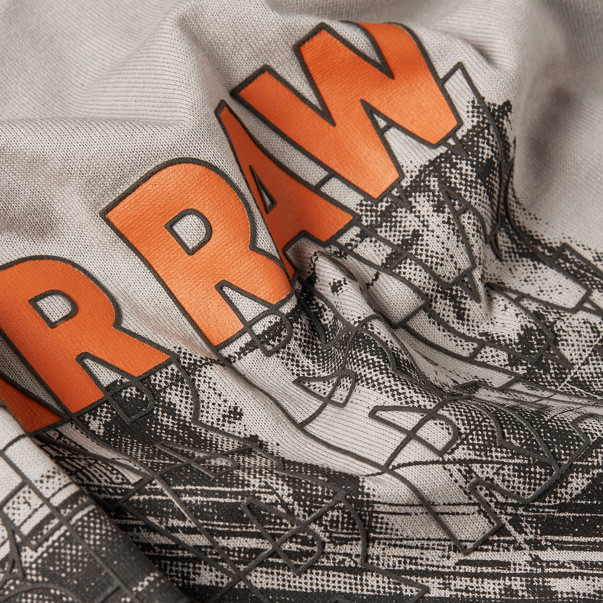 G-Star RAW Stairs Graphic Loose T-shirt Grijs Heren