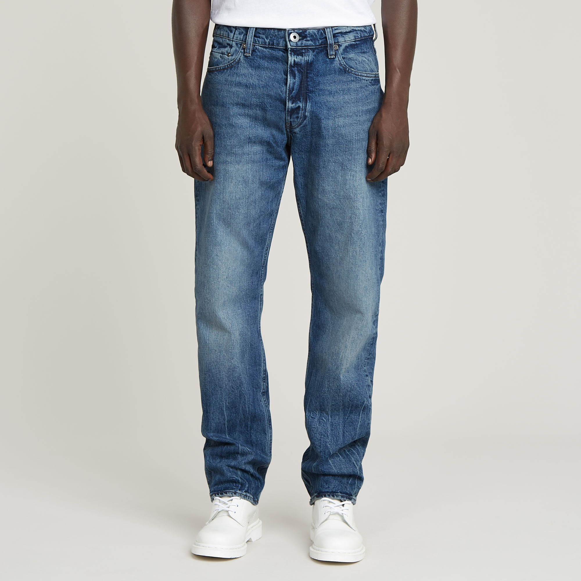 

Dakota Regular Straight Jeans - Medium blue - Men