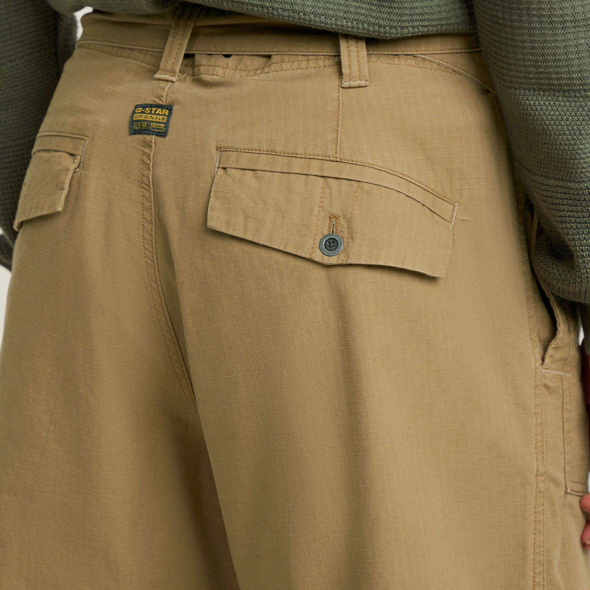 G-Star RAW Fatigue Broek Relaxed Tapered Bruin Heren