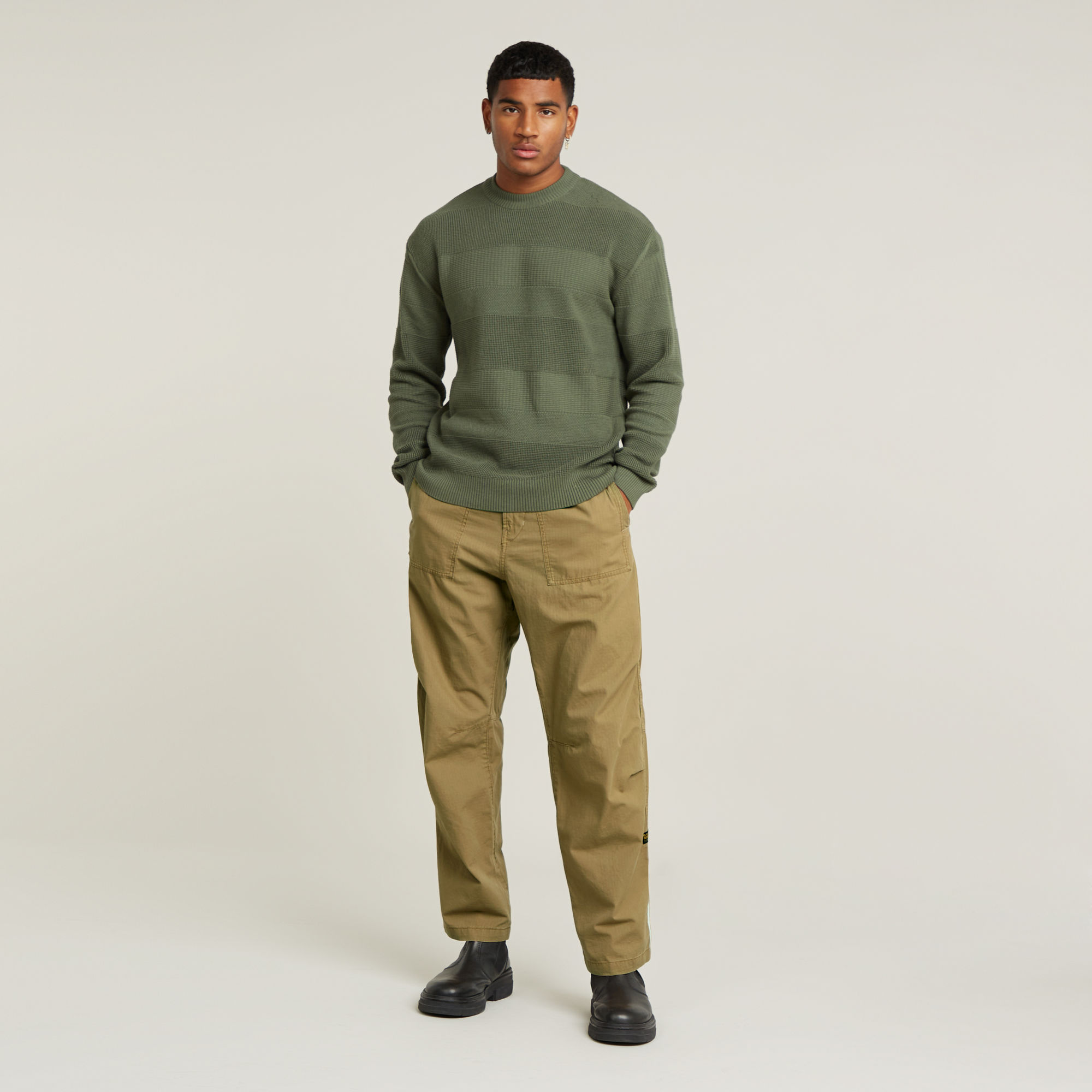 G-Star RAW Fatigue Broek Relaxed Tapered Bruin Heren