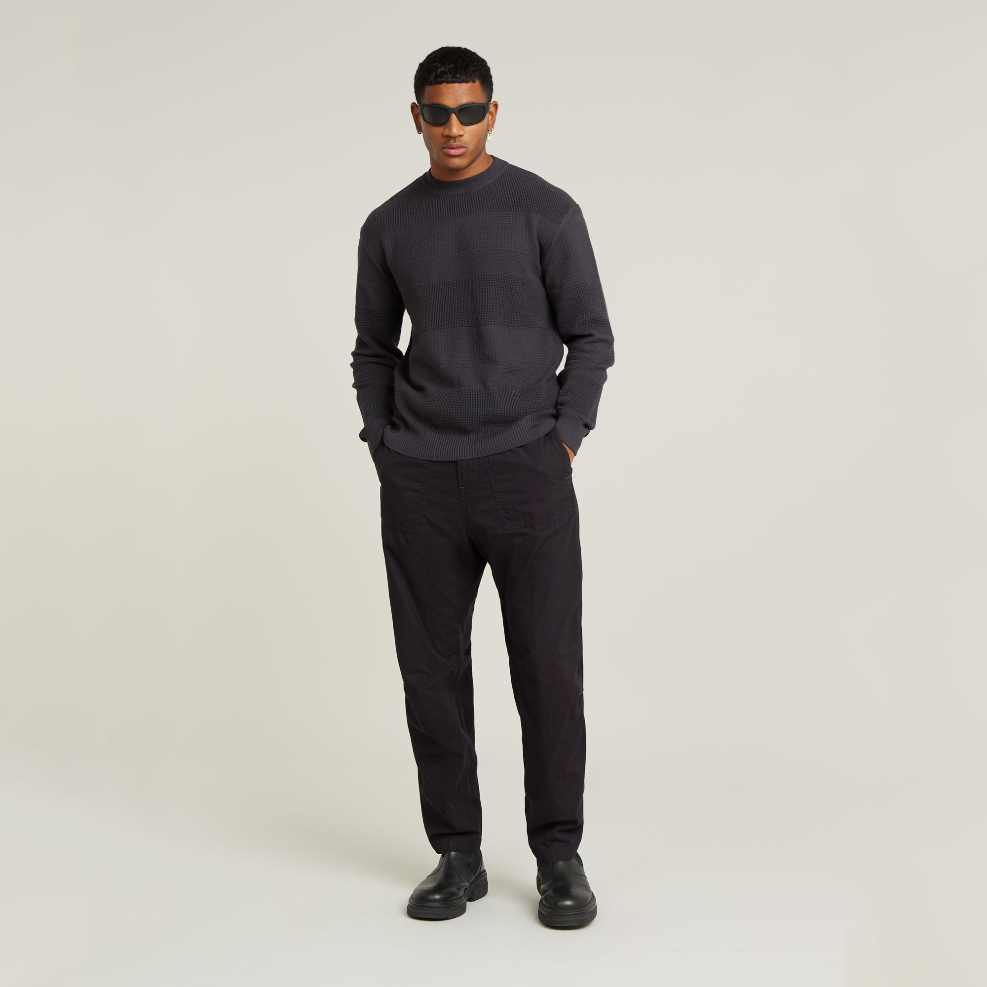 G-Star RAW Fatigue Broek Relaxed Tapered Zwart Heren