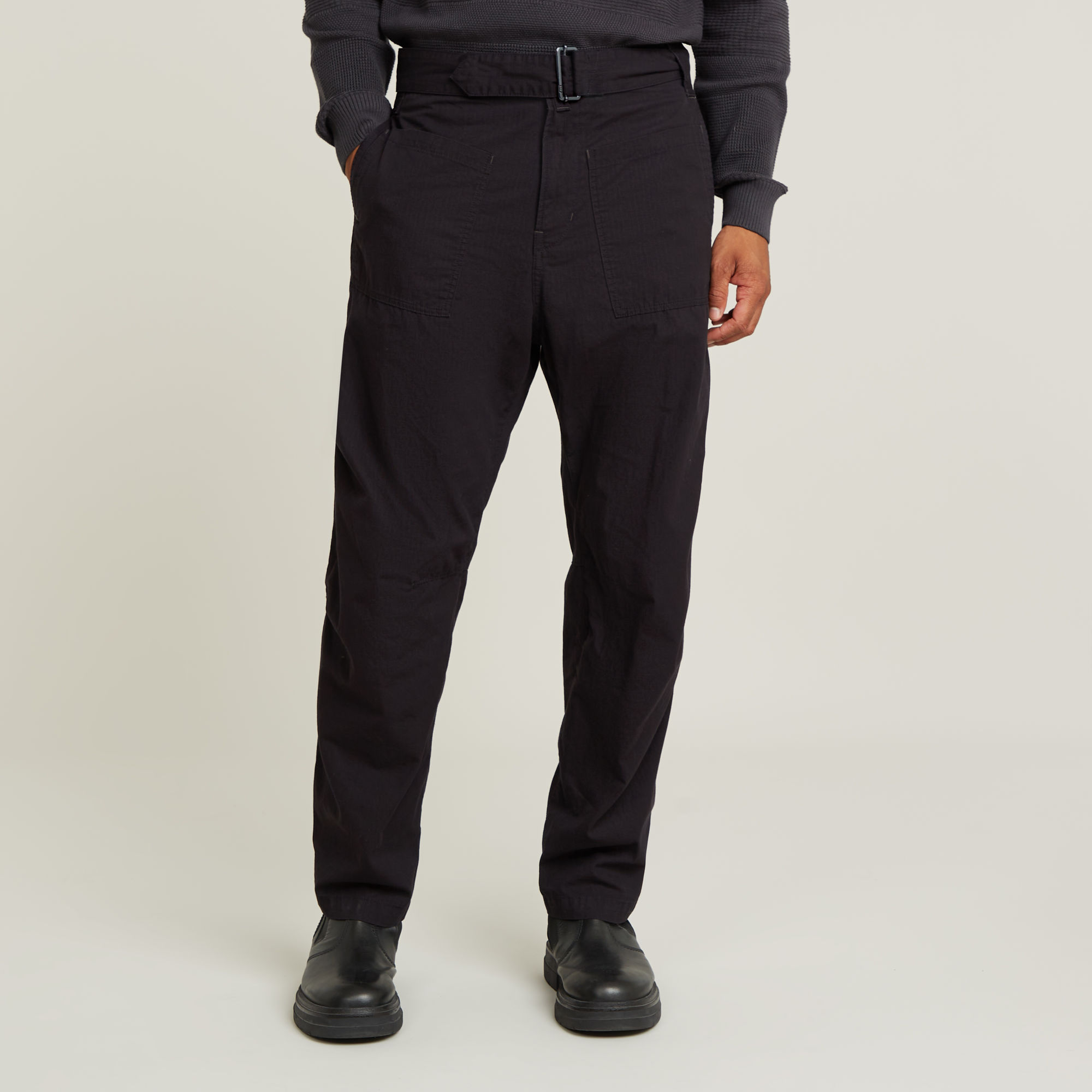 Fatigue Hose Relaxed Tapered - Schwarz - Herren