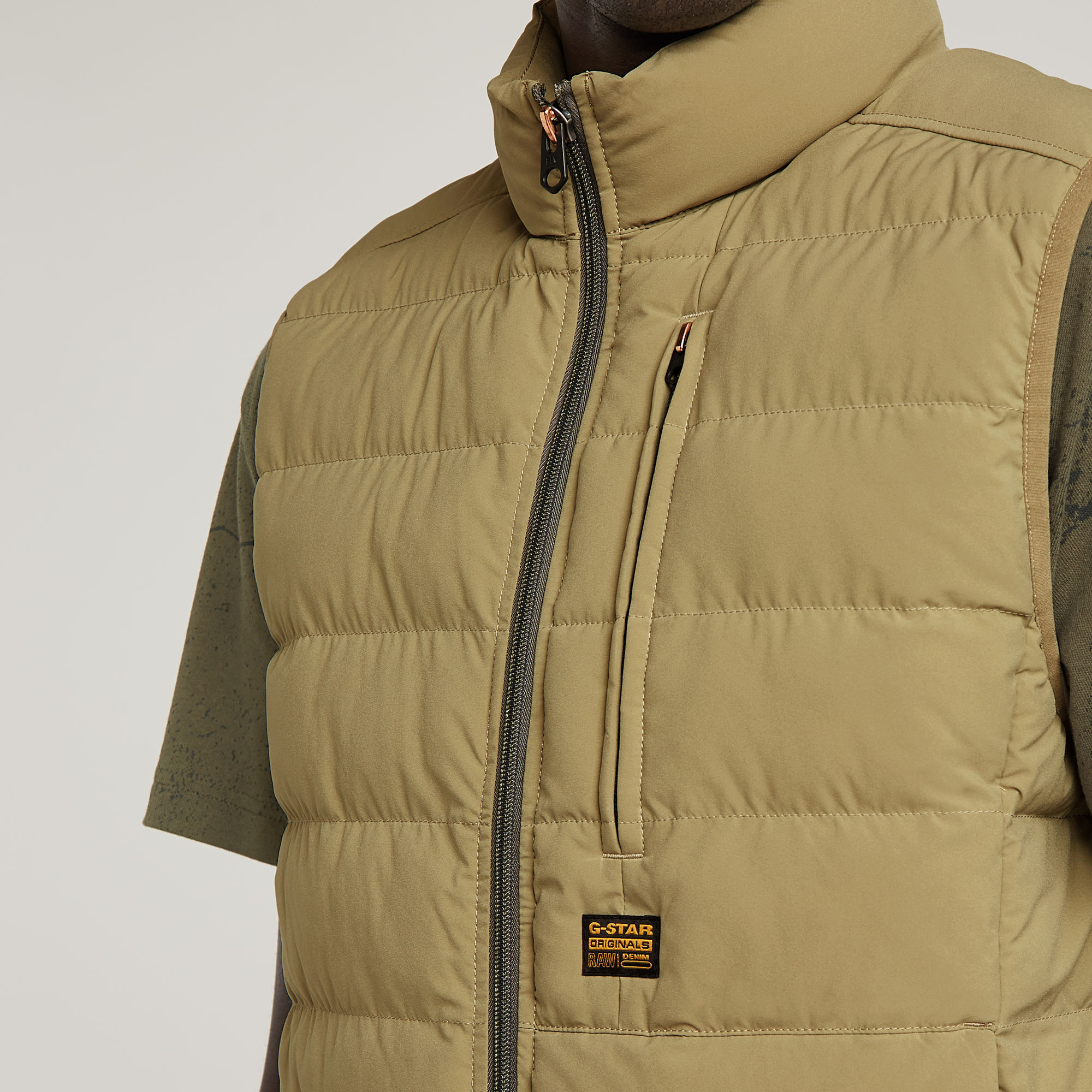 G-Star RAW Foundation Liner Bodywarmer Groen Heren