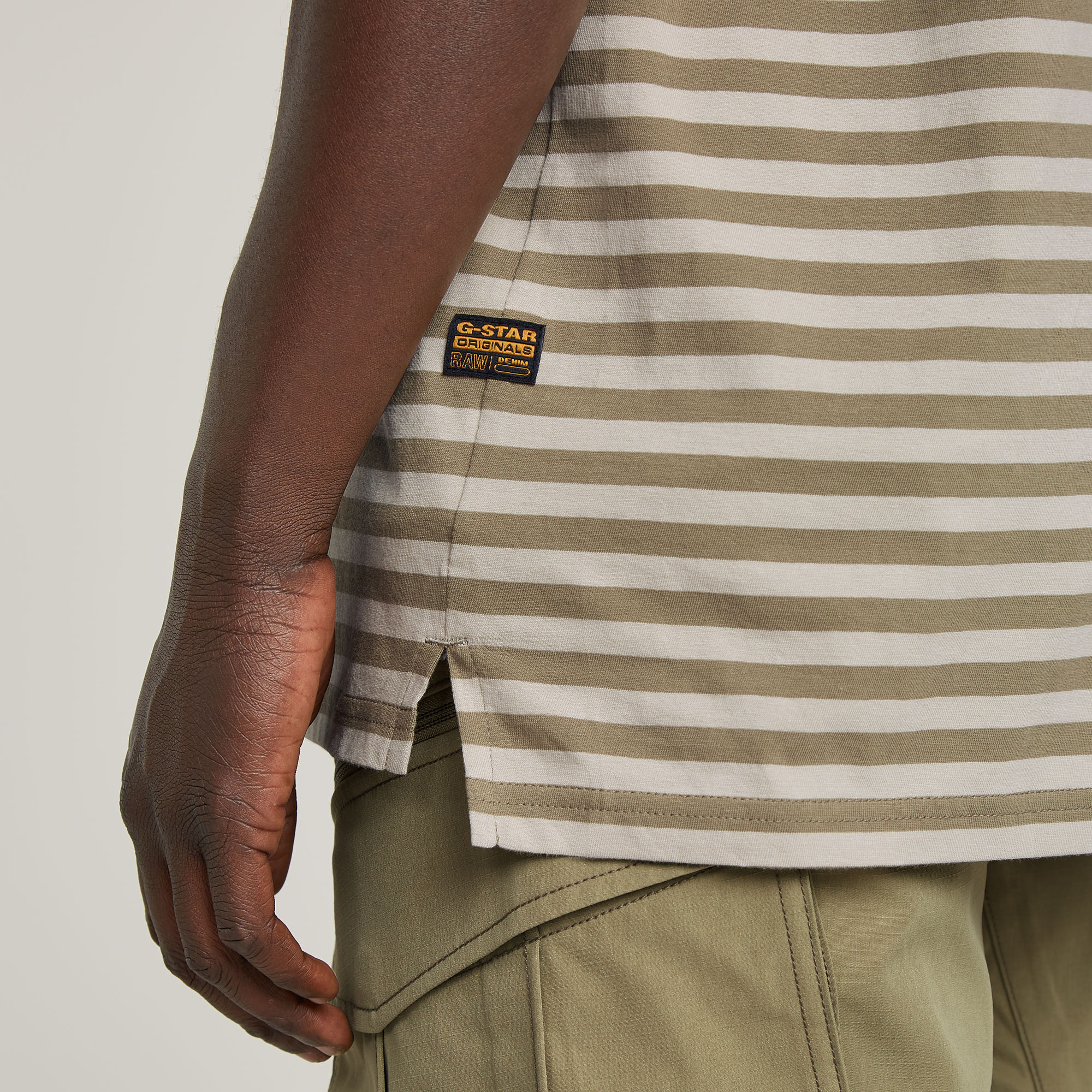 G-Star RAW Nifous Stripe T-Shirt Meerkleurig Heren