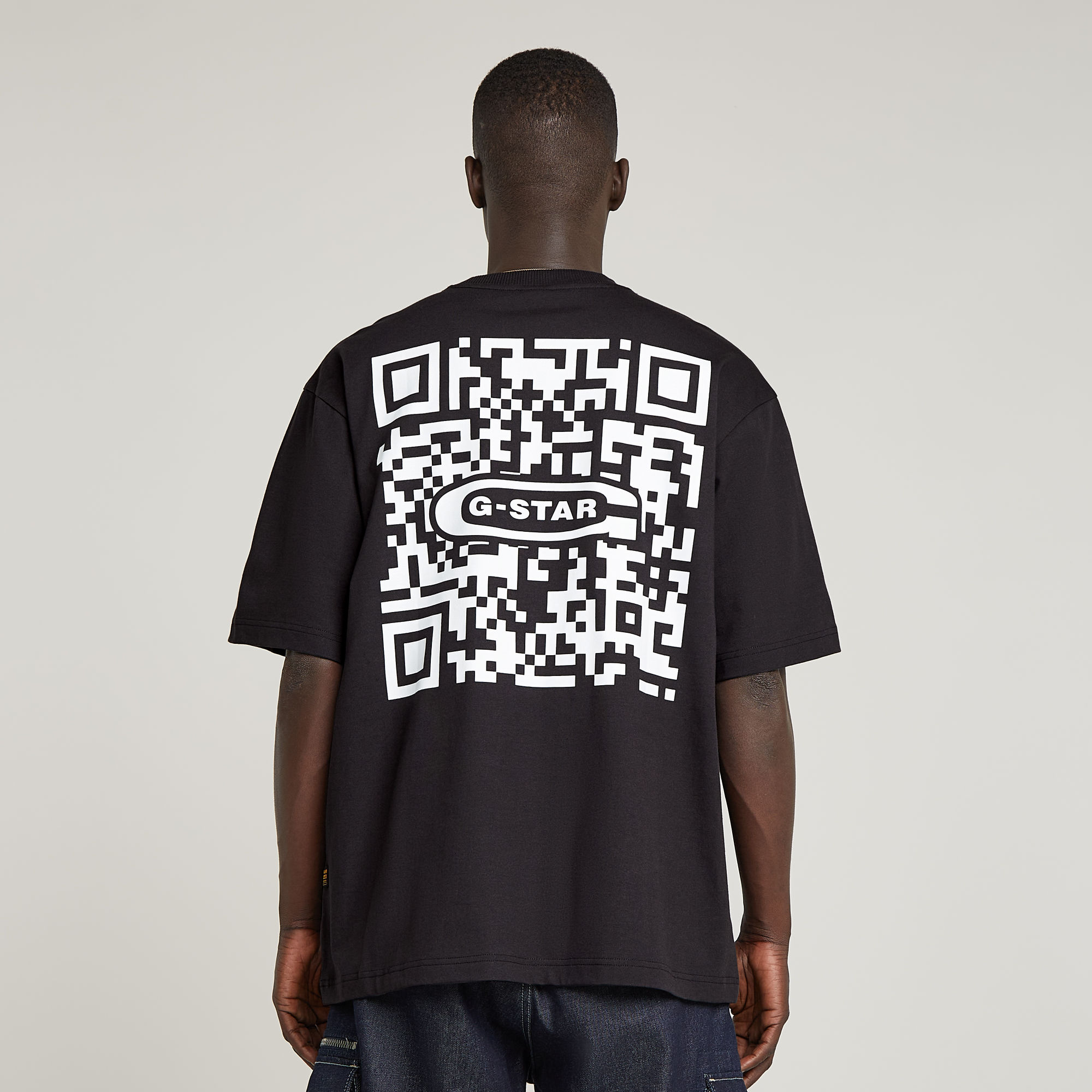 G-Star RAW QR Mini Maxi Boxy T-Shirt Zwart Heren