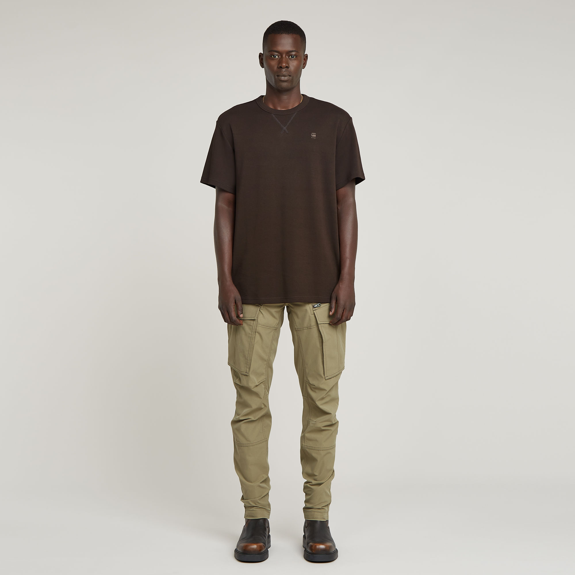 Thumbnail - Nifous T-Shirt - Braun - Herren