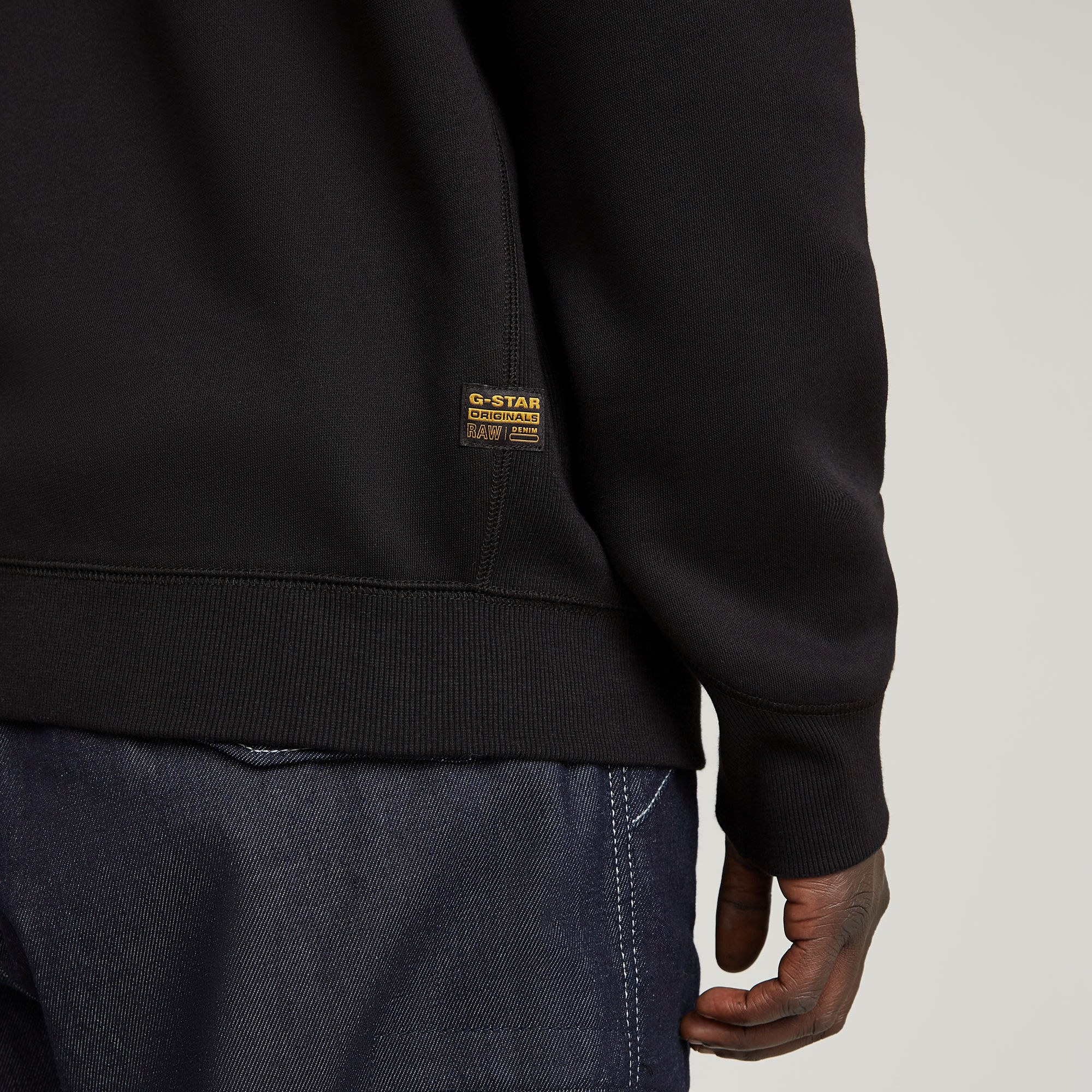 G-Star RAW Premium Core Half Zip Sweater Zwart Heren