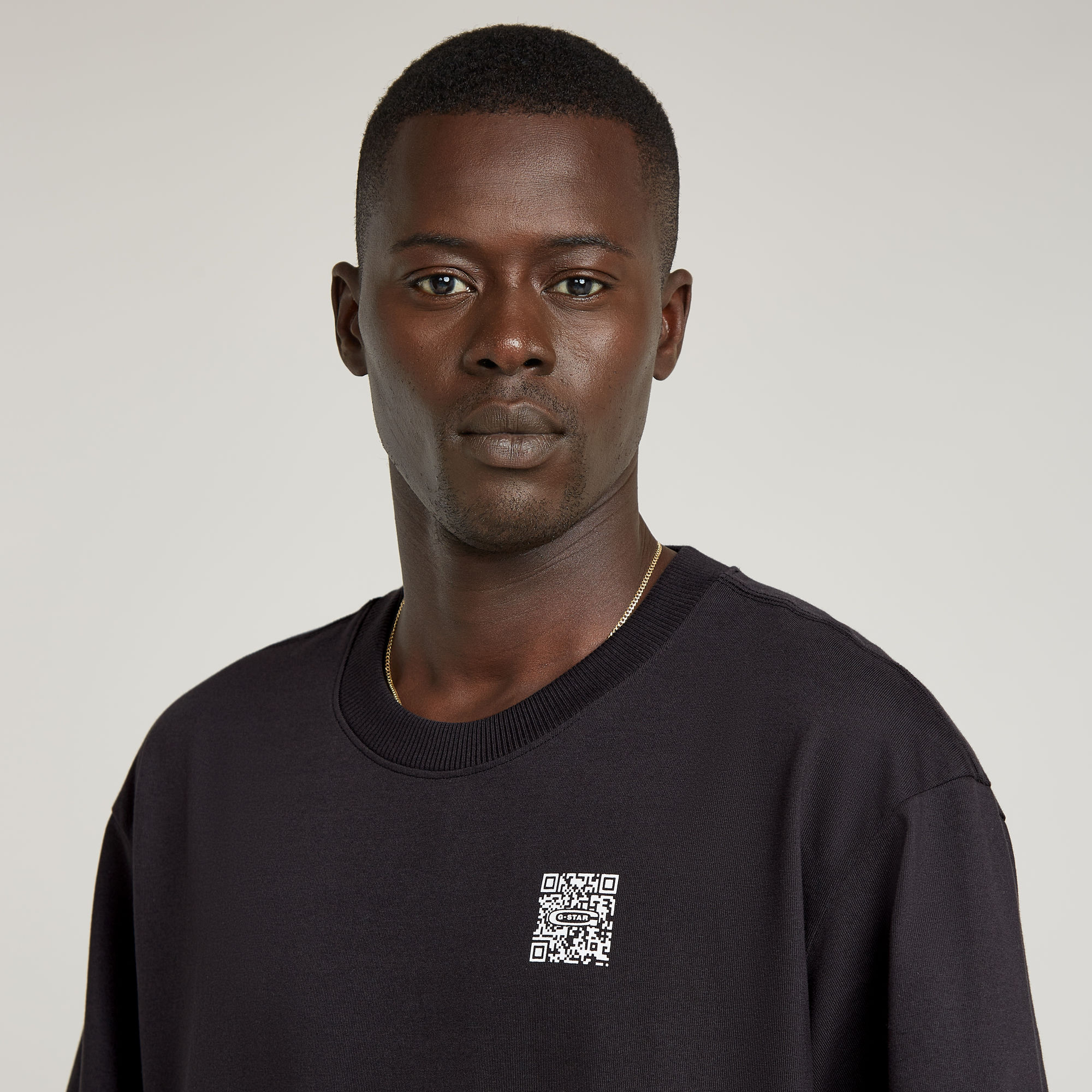 G-Star RAW QR Mini Maxi Boxy T-Shirt Zwart Heren