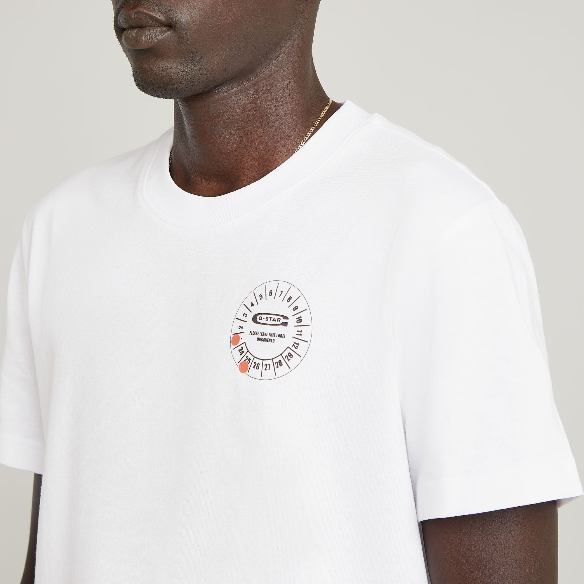 G-Star RAW Gauge T-Shirt Wit Heren