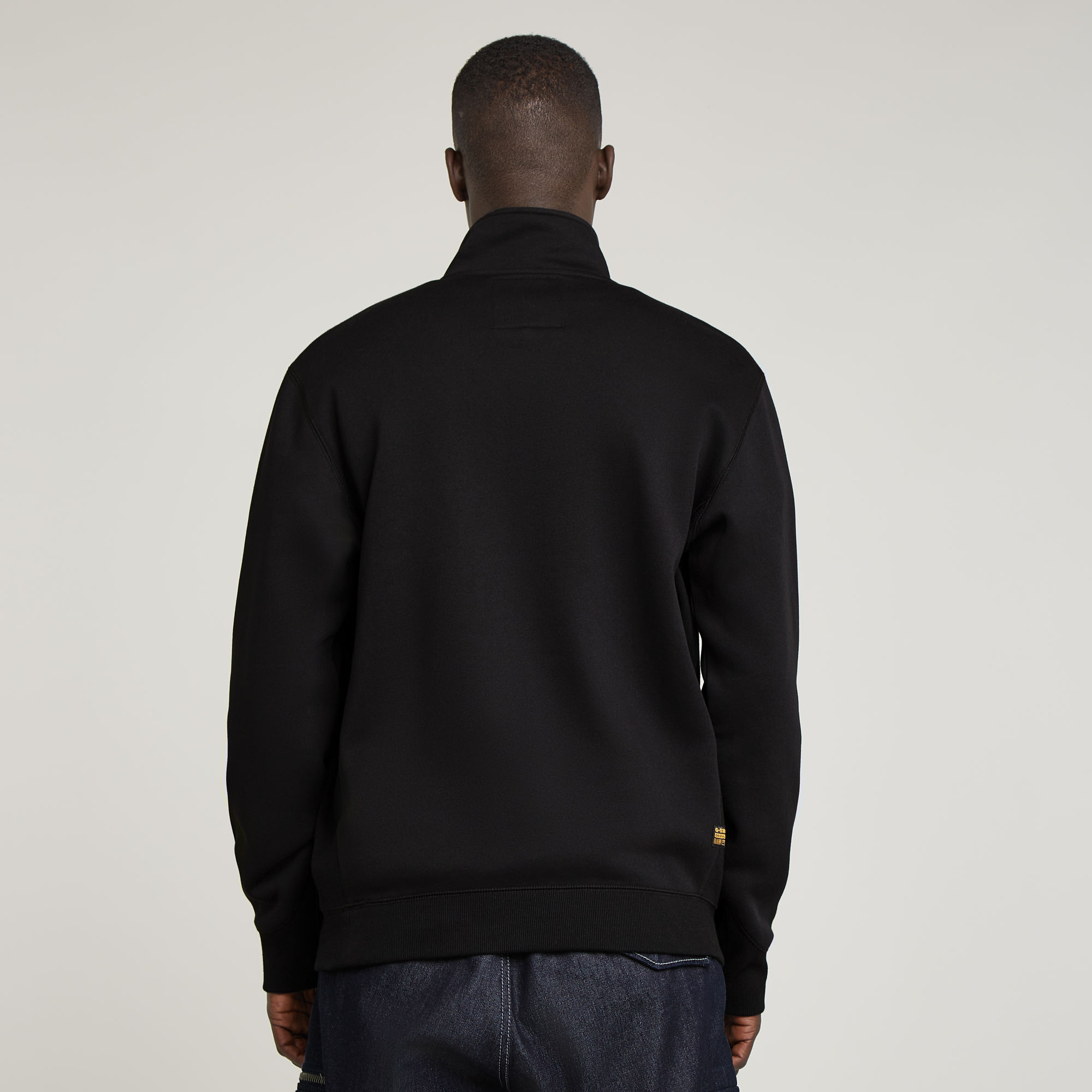 G-Star RAW Premium Core Half Zip Sweater Zwart Heren