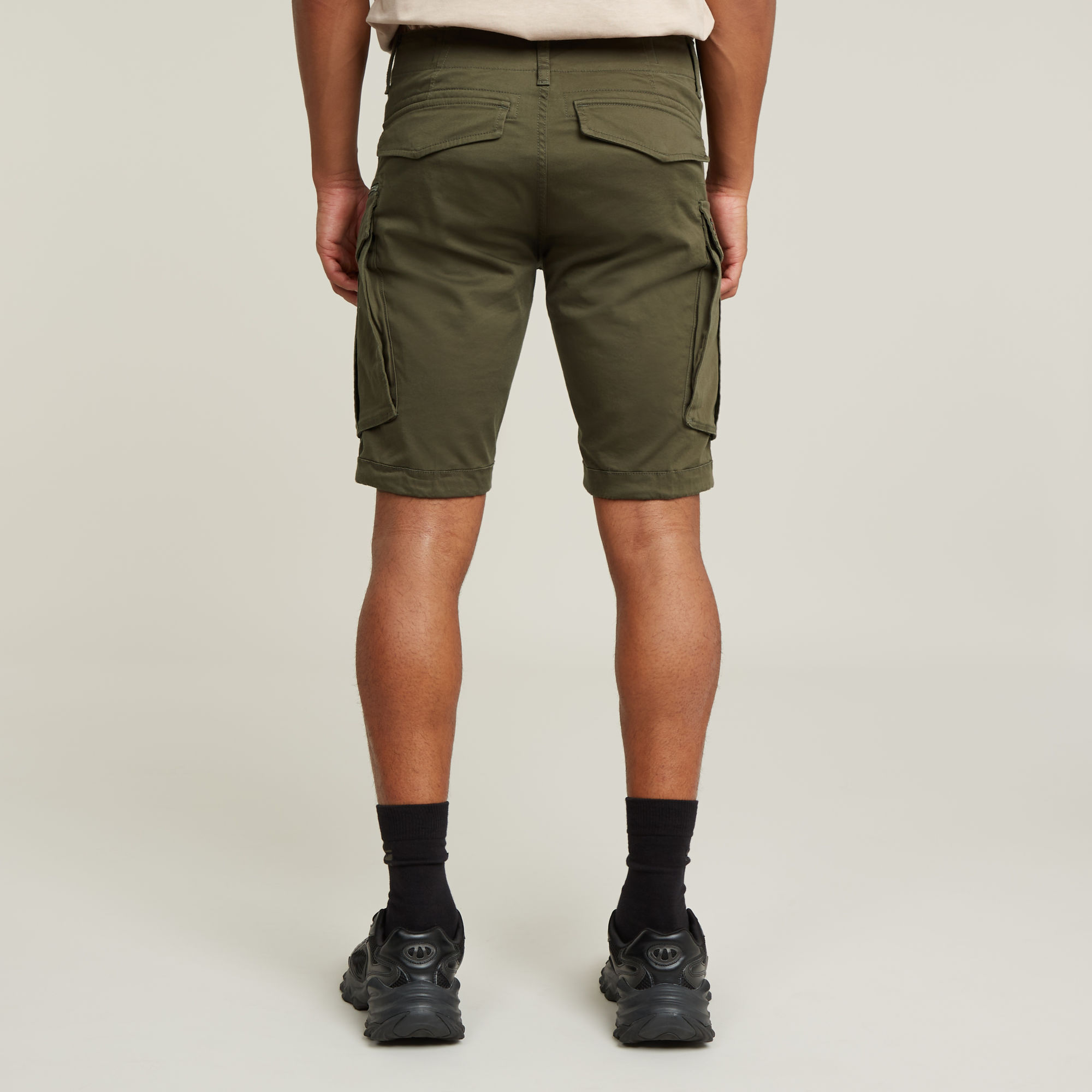 G-Star RAW Rovic Zip Regular Short Grijs Heren