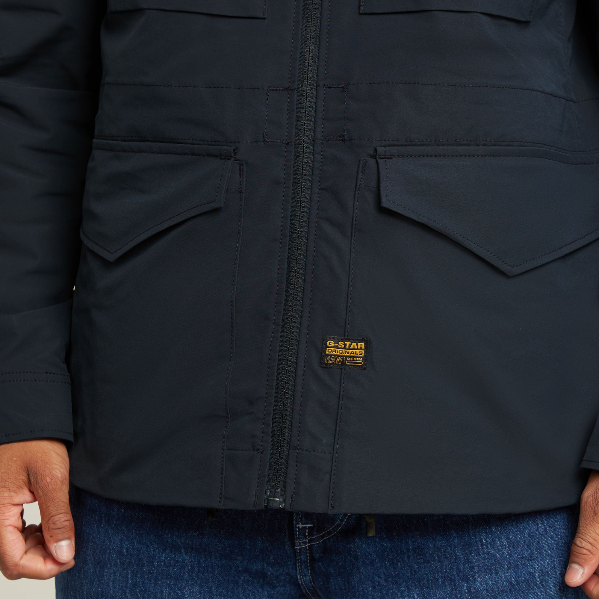 G-Star RAW Rovic Slim Field Jack Donkerblauw Heren