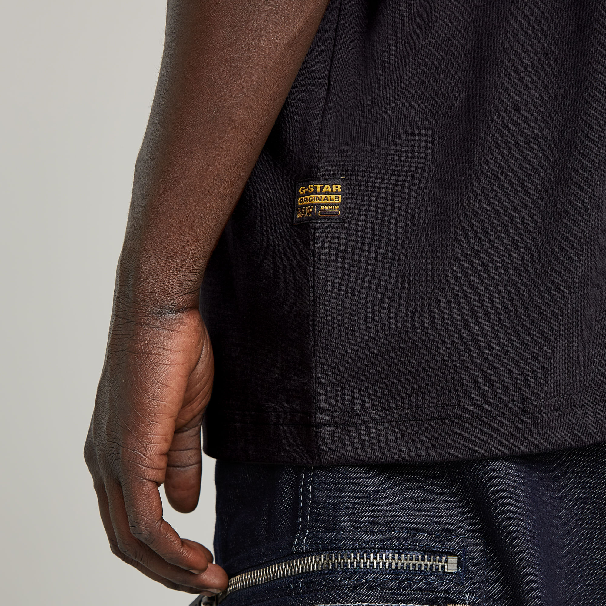 G-Star RAW QR Mini Maxi Boxy T-Shirt Zwart Heren
