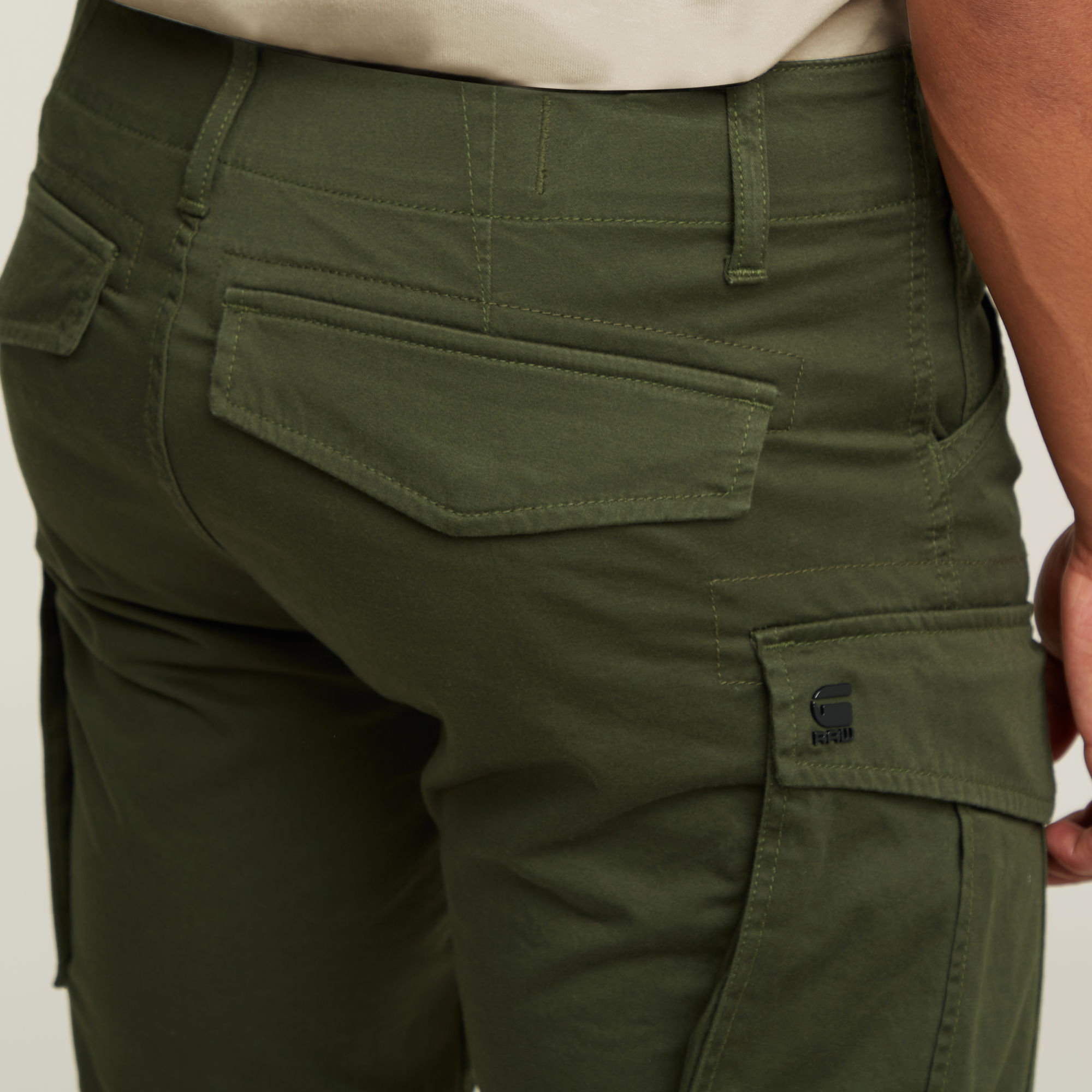 G-Star RAW Rovic Zip Regular Short Groen Heren