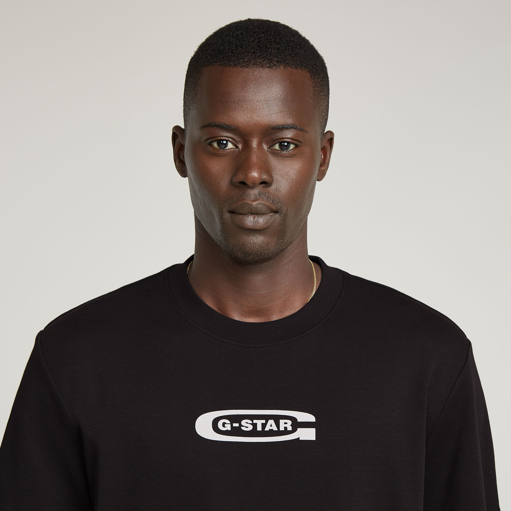 G-Star RAW Old Skool Logo T-Shirt Zwart Heren