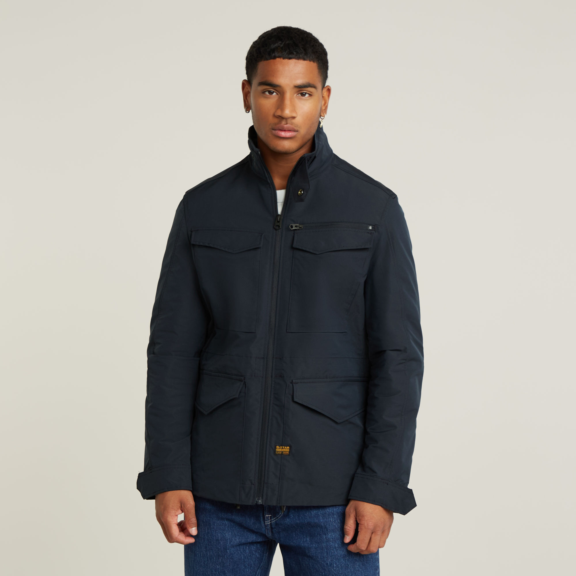 G-Star RAW Rovic Slim Field Jack Donkerblauw Heren