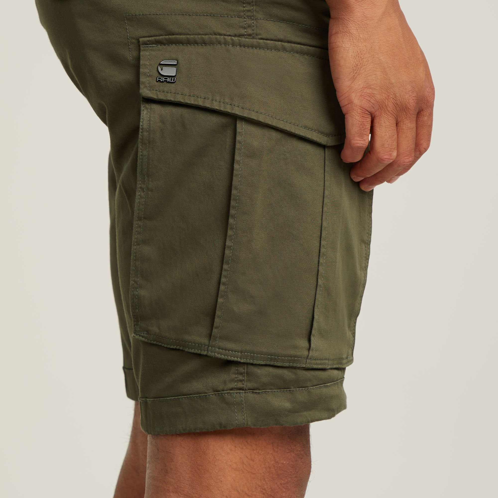 G-Star RAW Rovic Zip Regular Short Grijs Heren