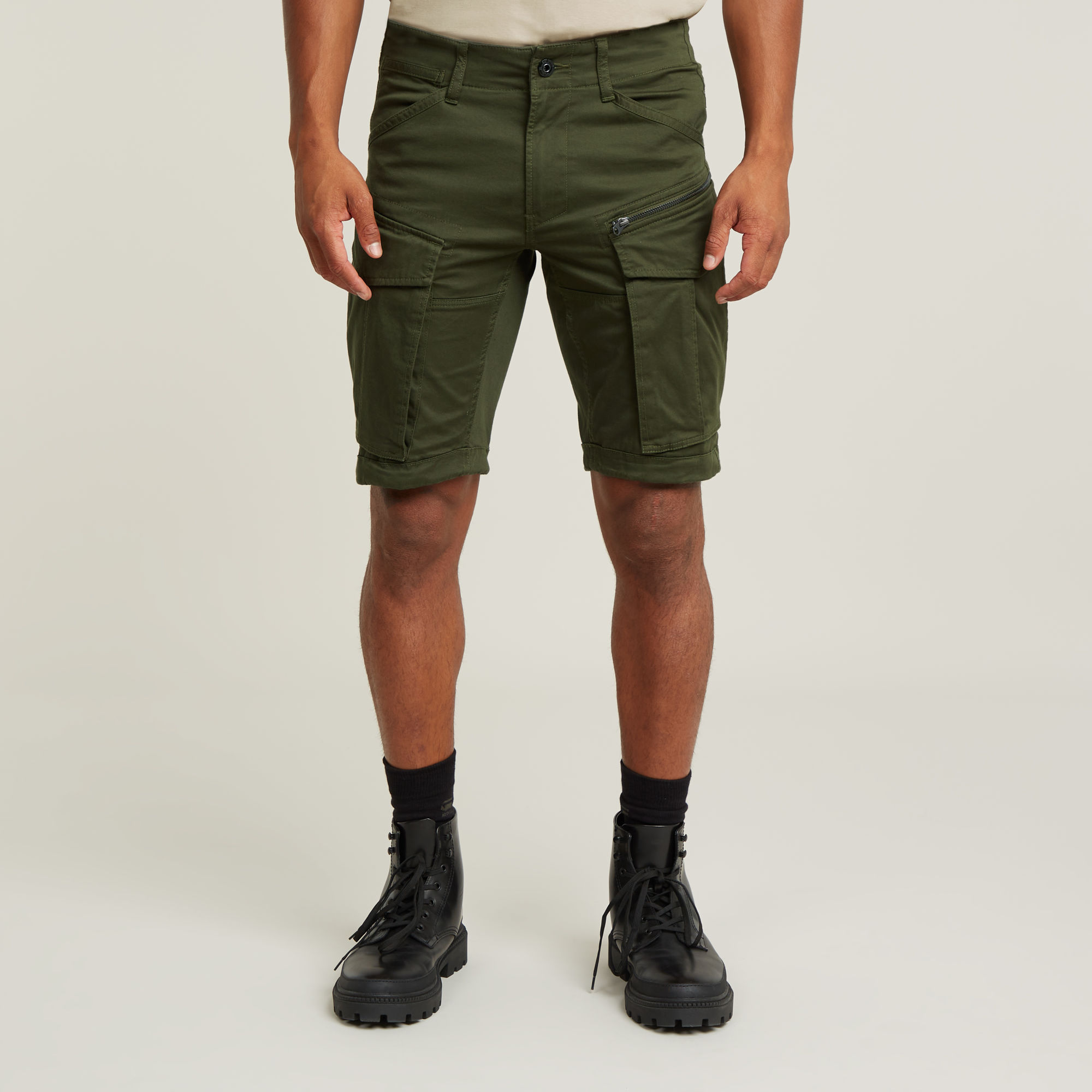G-Star RAW Rovic Zip Regular Short - Groen - Heren
