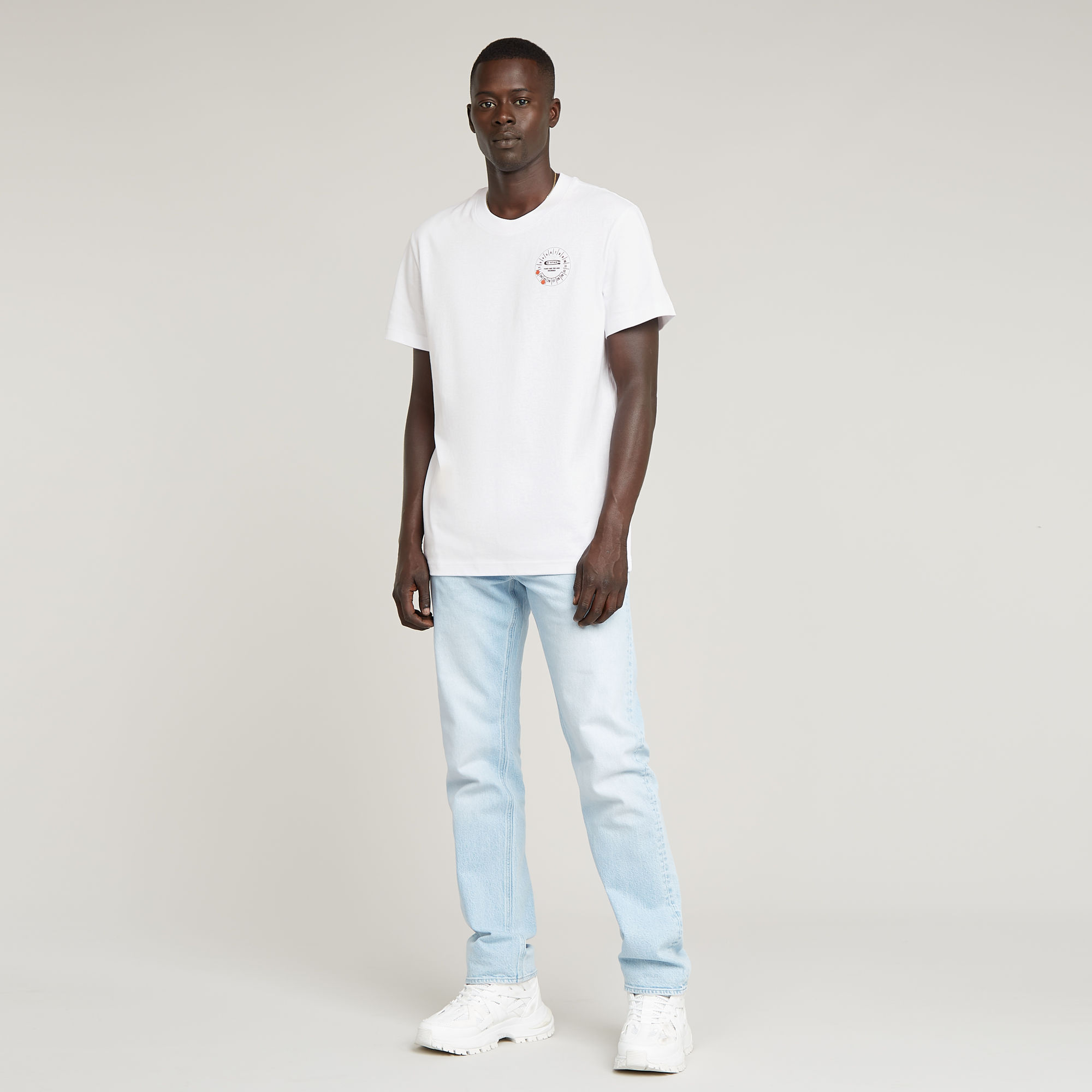 G-Star RAW Gauge T-Shirt Wit Heren