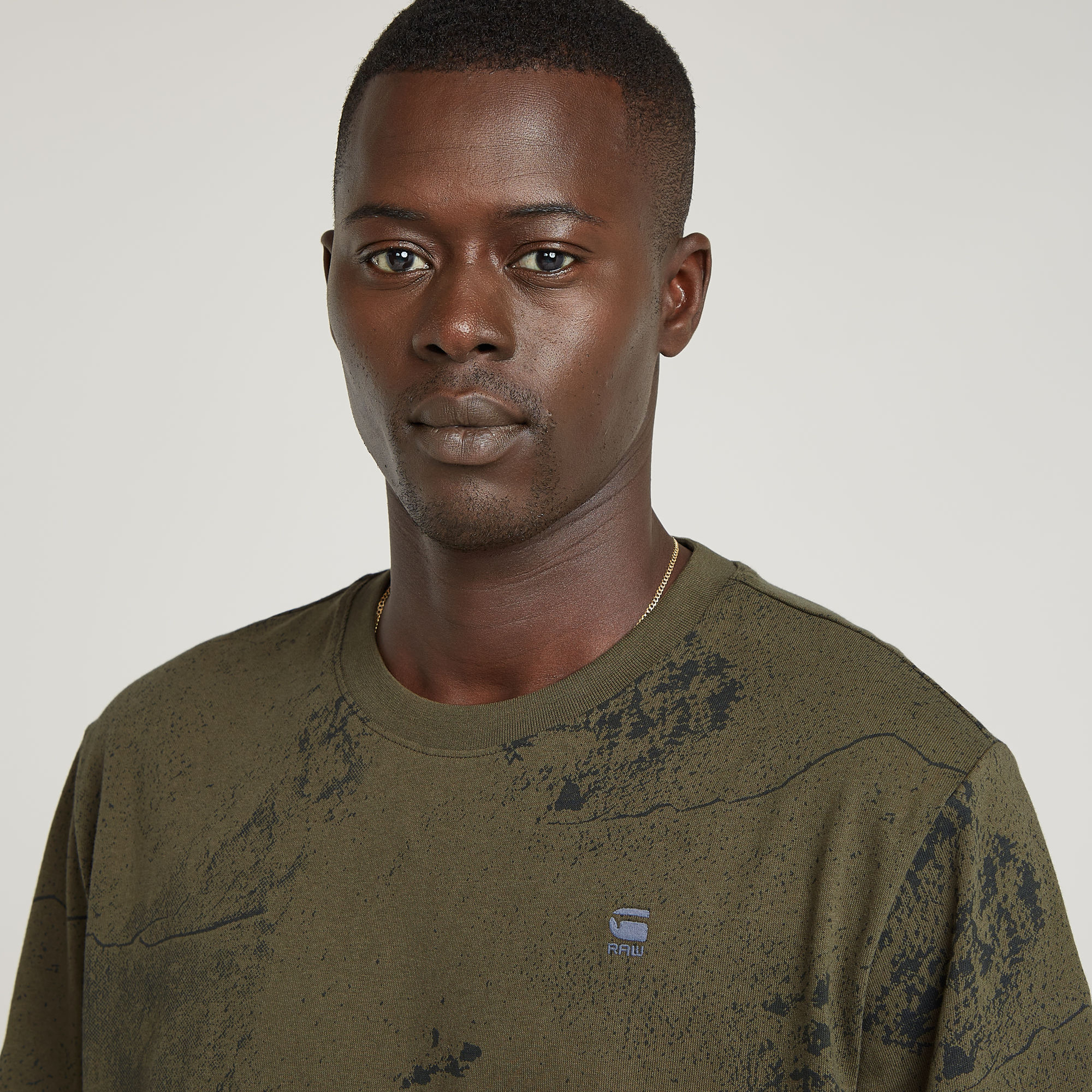 G-Star RAW Wash Allover T-Shirt Meerkleurig Heren