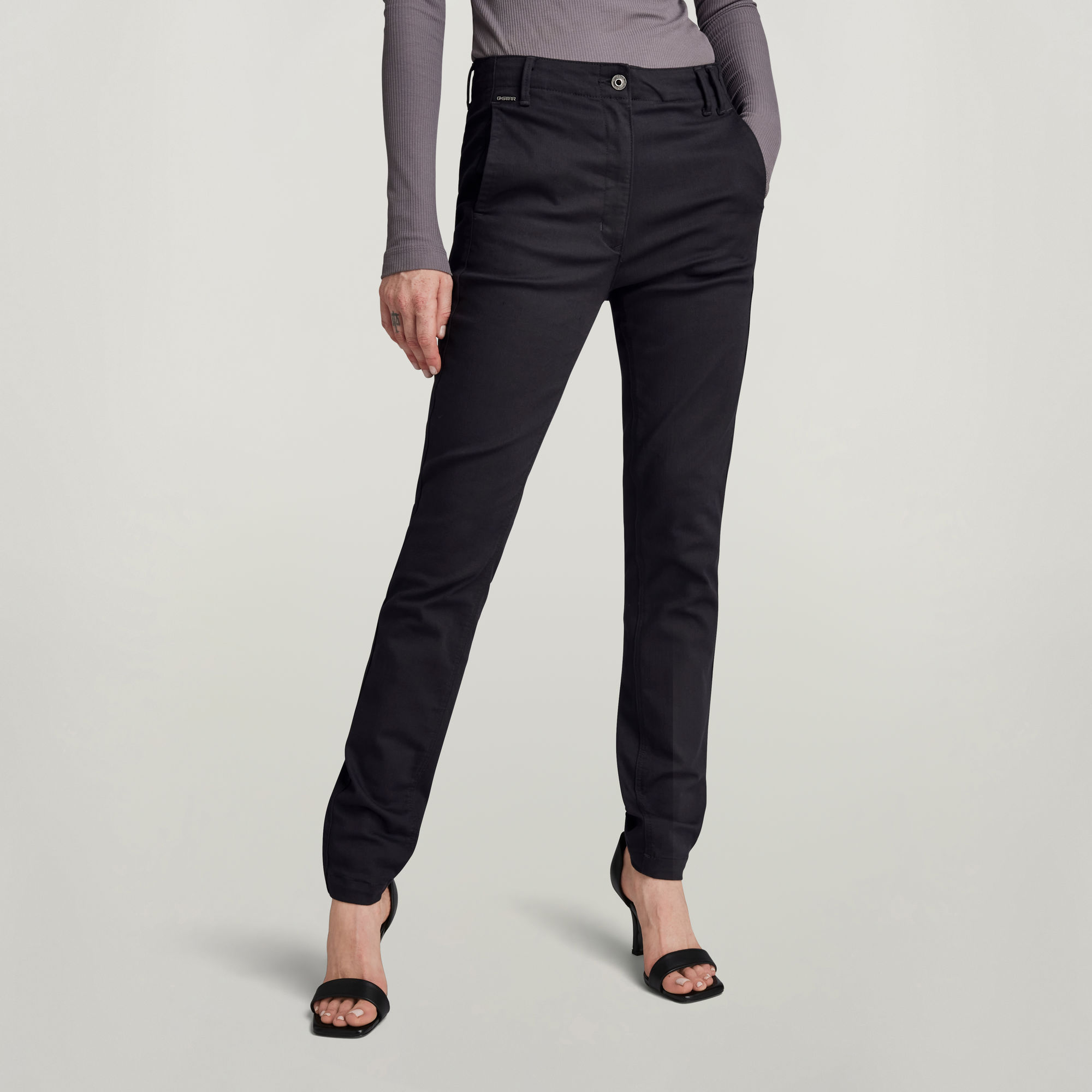 Weld High Skinny Hose - Dunkelblau - Damen