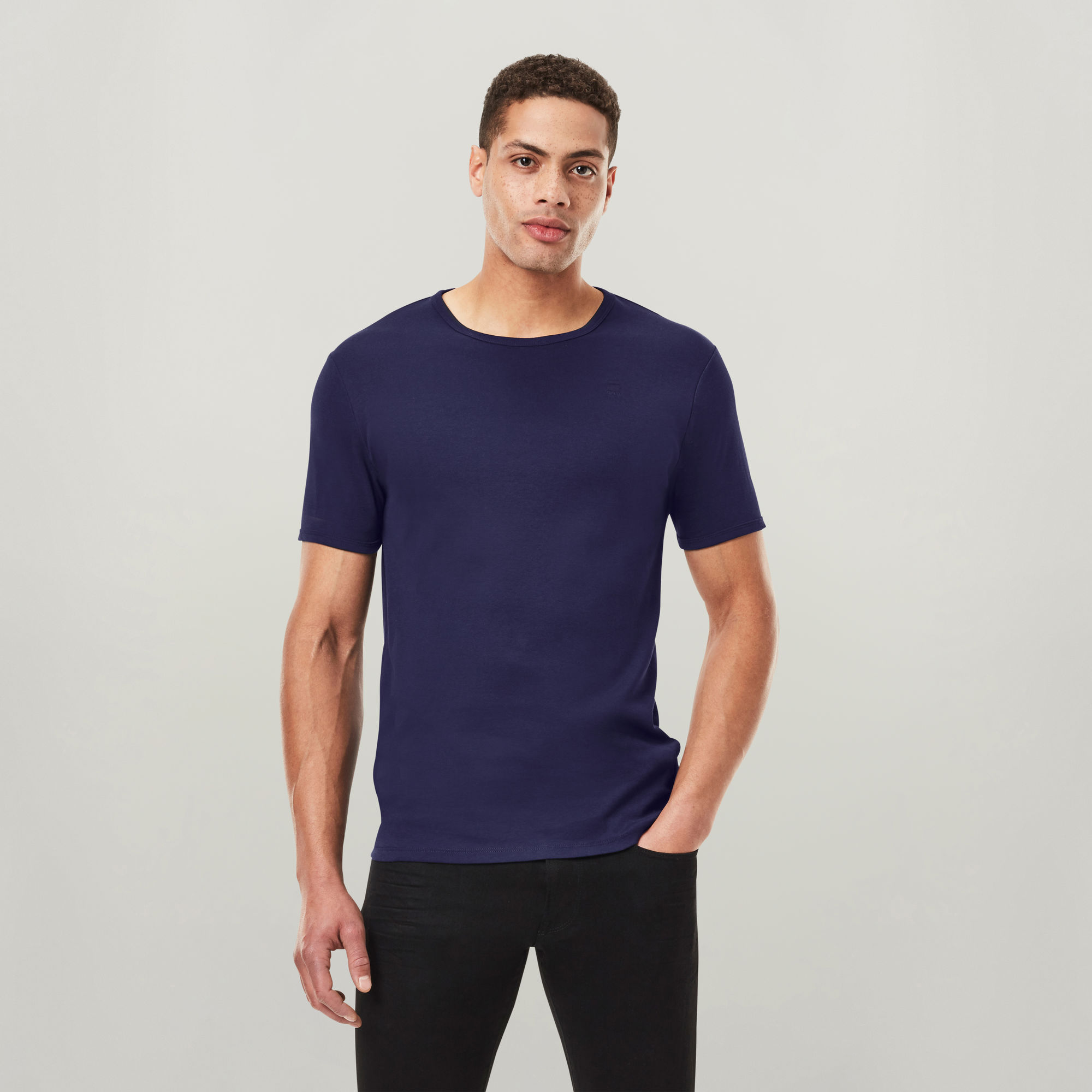 

Base T-Shirt 2-Pack - Dark blue - Men