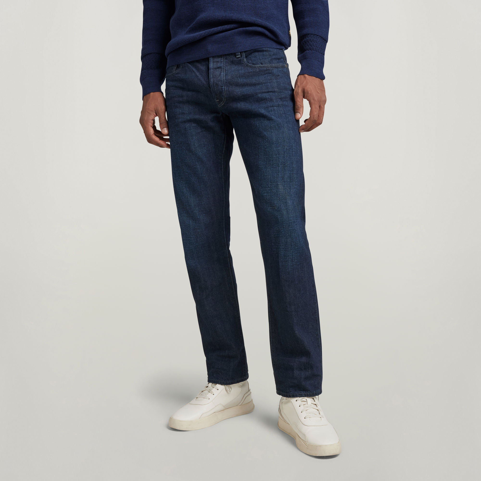 G-Star RAW 3301 Straight Jeans Donkerblauw Heren