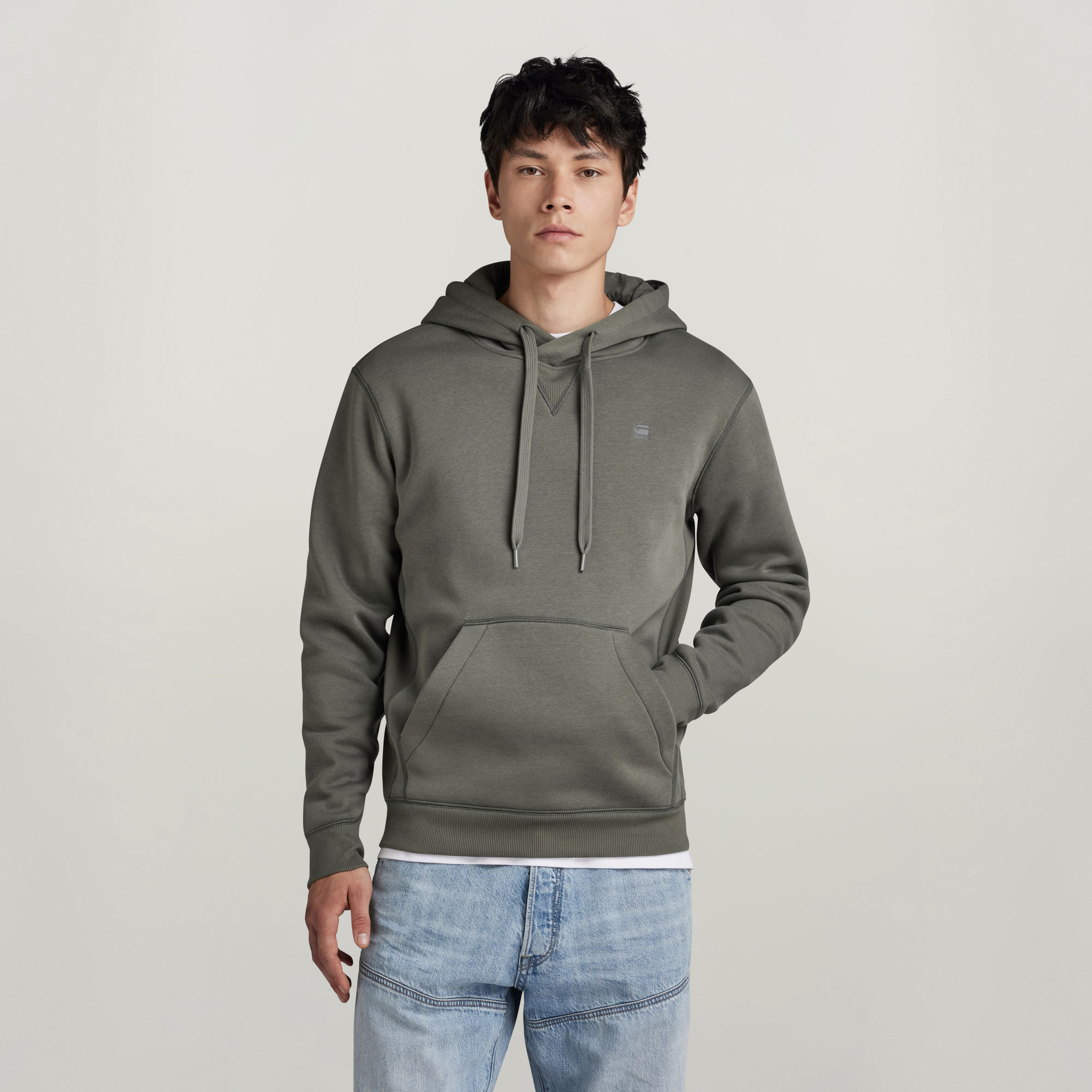 

Premium Core Hooded Sweater - Grey - Men