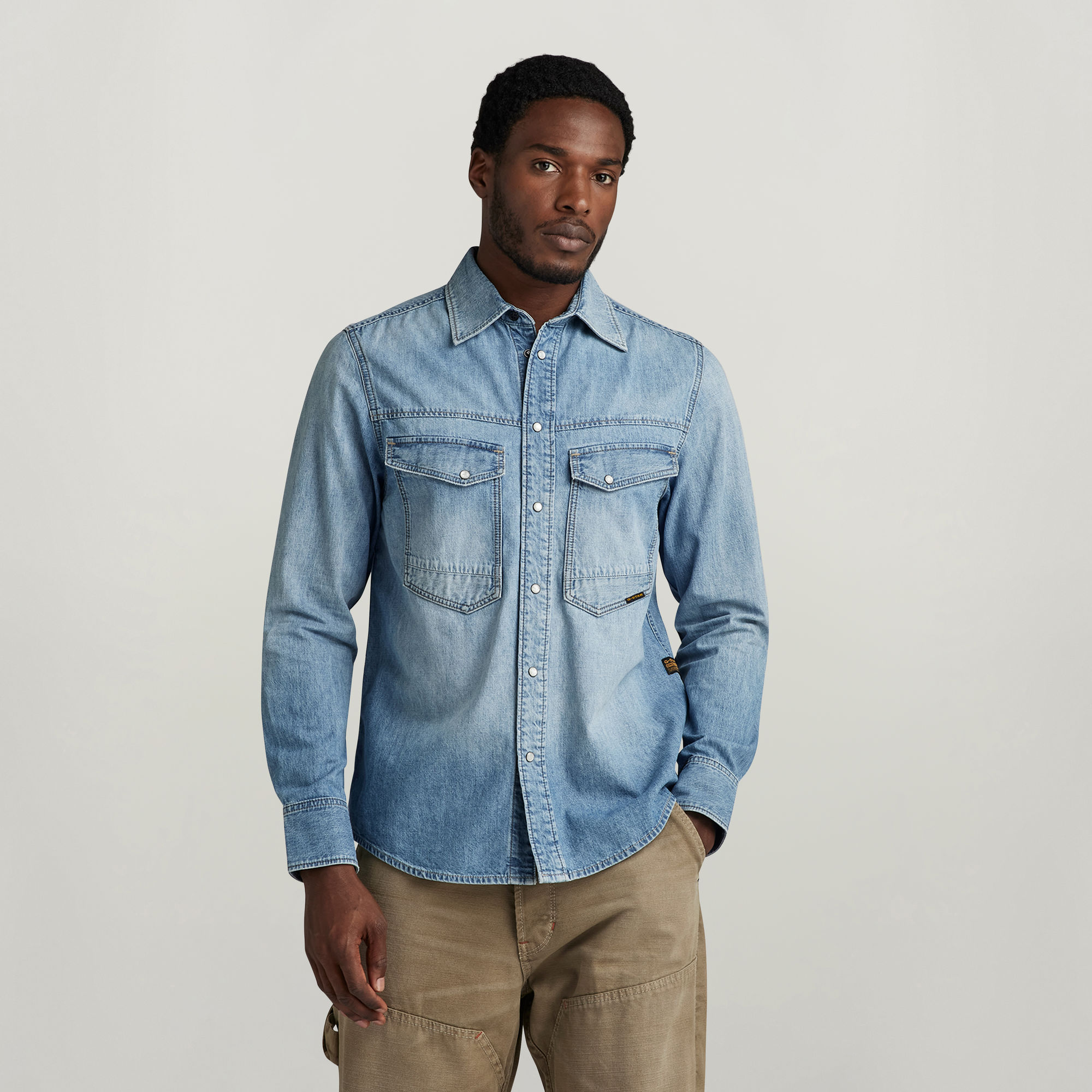 

Dakota Regular Shirt - Lichtblauw - Heren