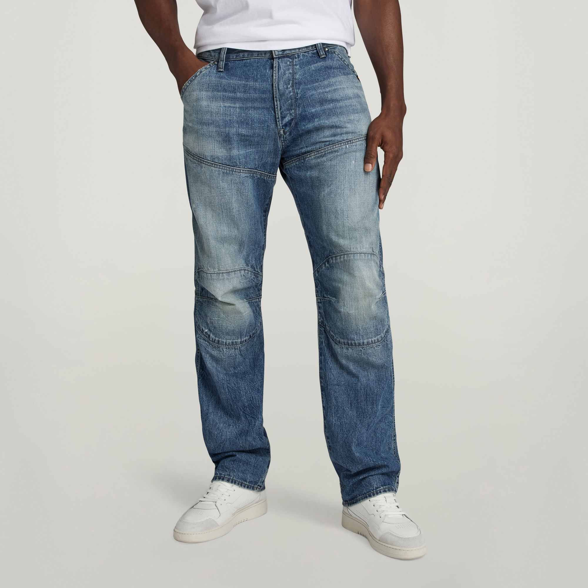 

5620 G-Star Elwood 3D Regular Jeans - Medium blue - Men