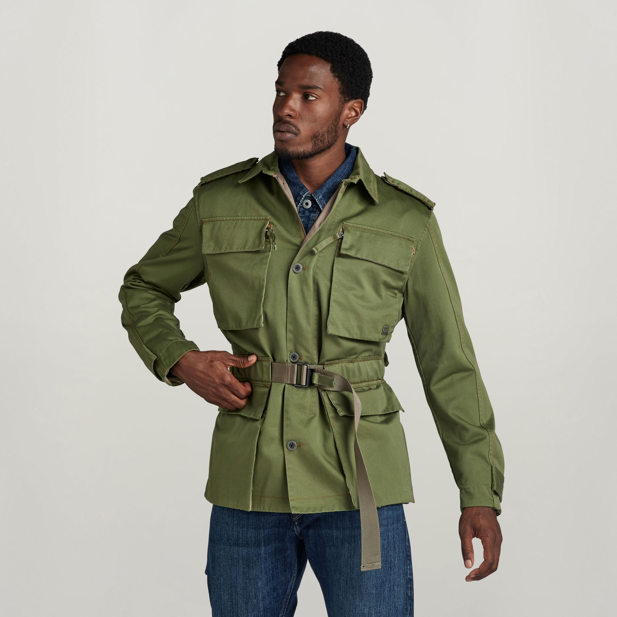 R-3N Relaxed Field Jacke - Grün - Herren