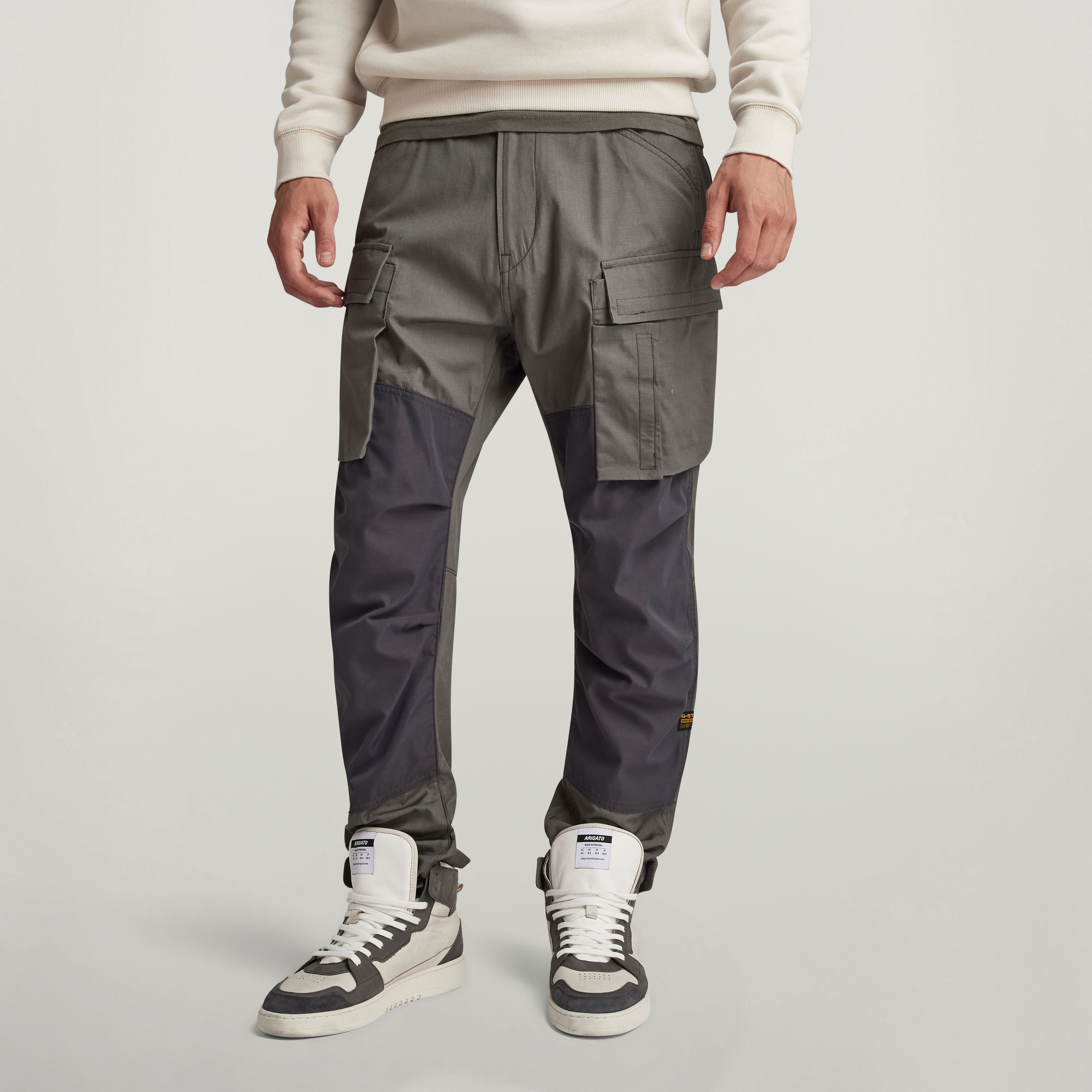 G-Star RAW 3D Regular Tapered Cargo Broek 2.0 Grijs Heren