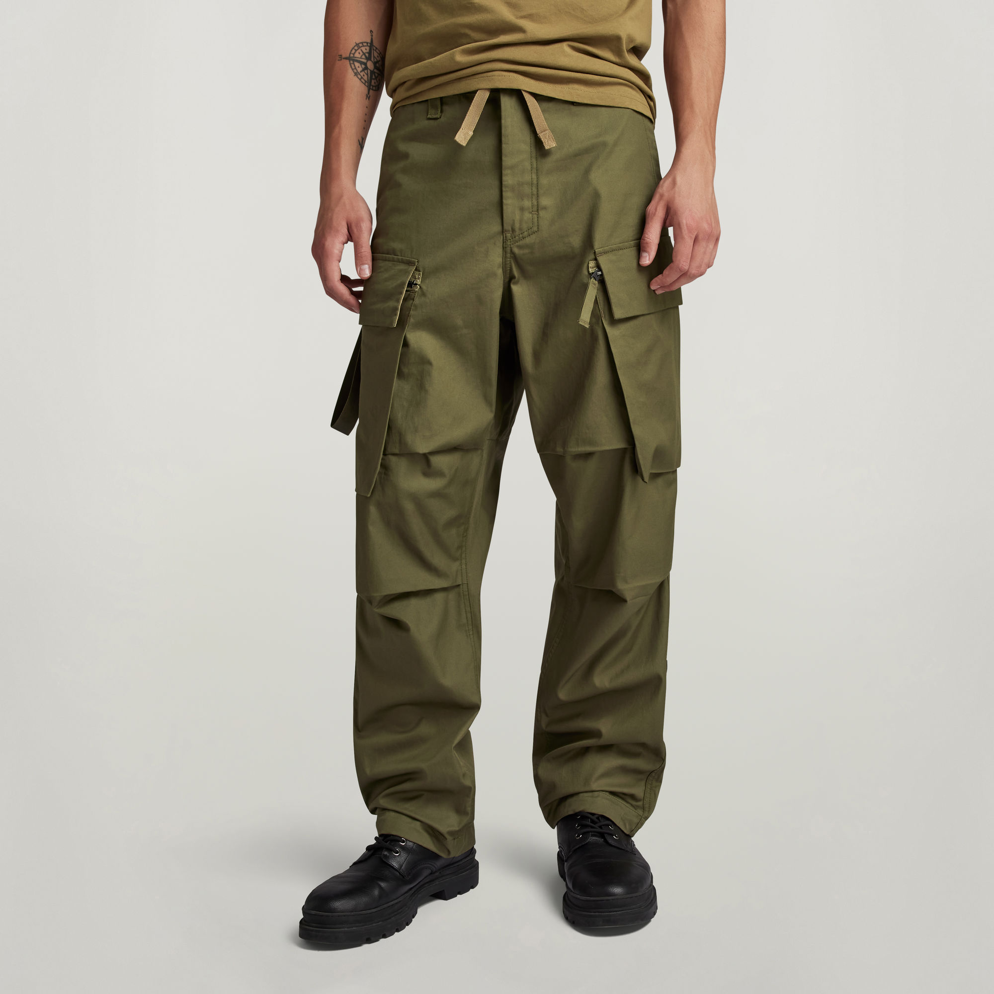 G-Star RAW R-3N Balloon Cargo Broek - Groen - Heren