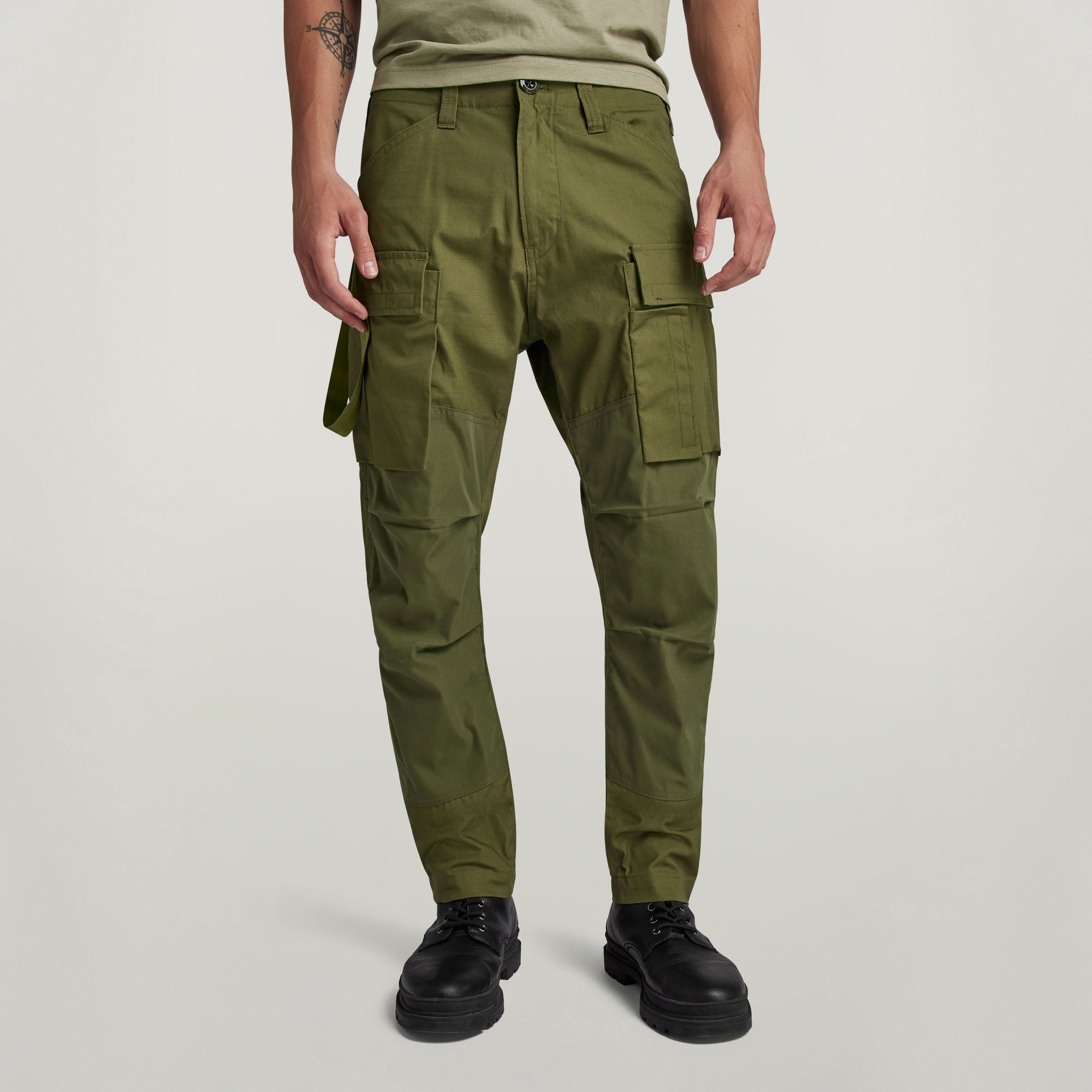 G-Star RAW 3D Regular Tapered Cargo Broek 2.0 Groen Heren