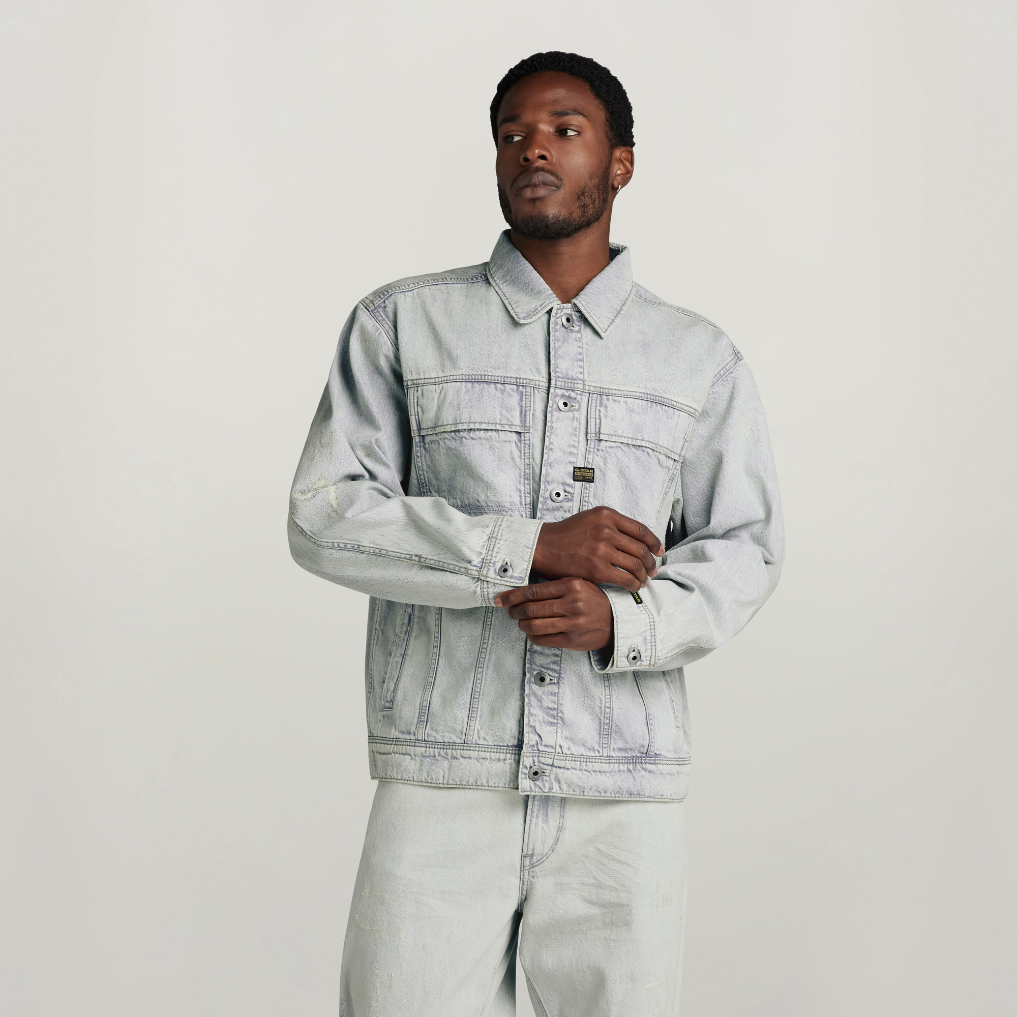 G-Star RAW Oversized Denim Jack - Lichtblauw - Heren