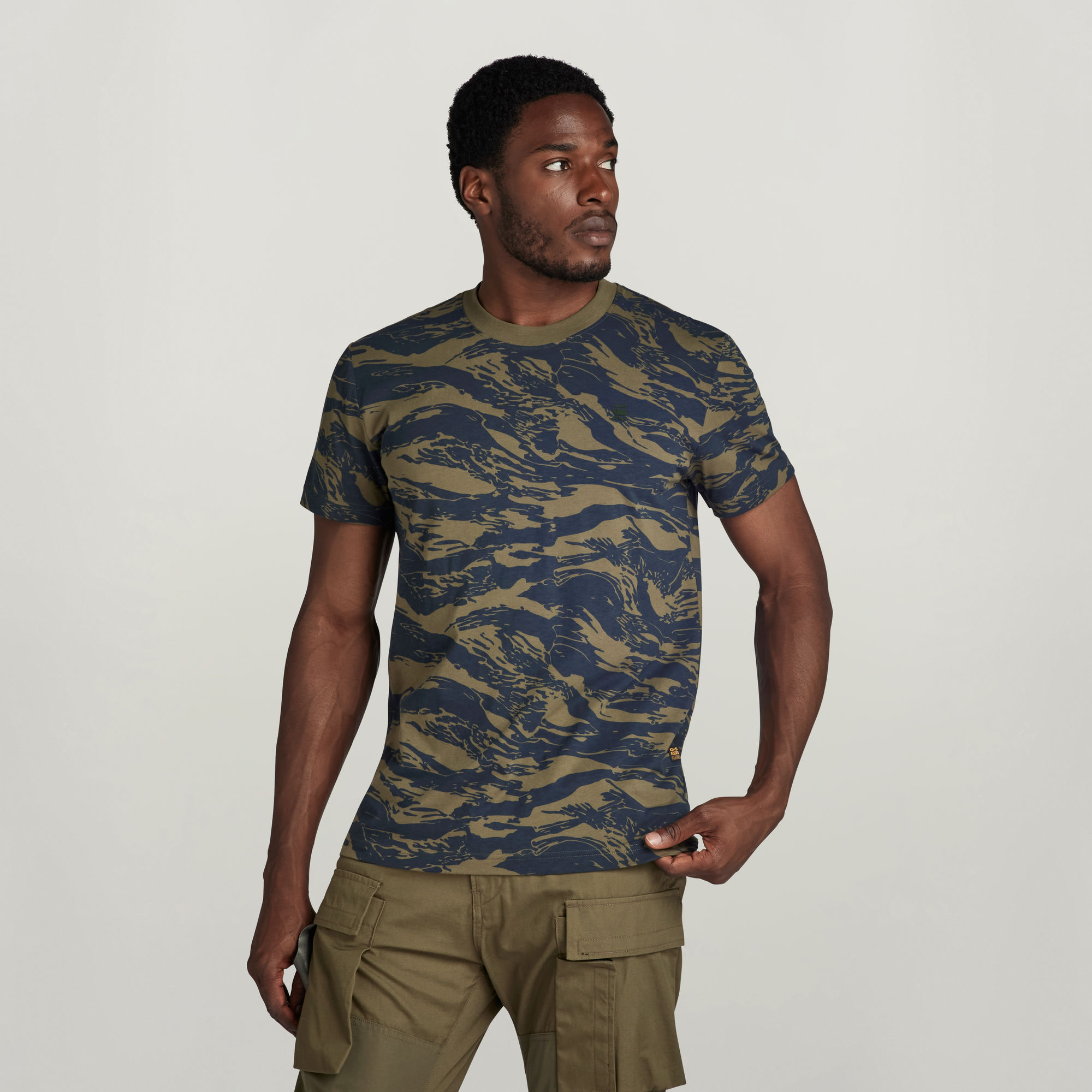 

Tiger Camo T-Shirt - Multi color - Men